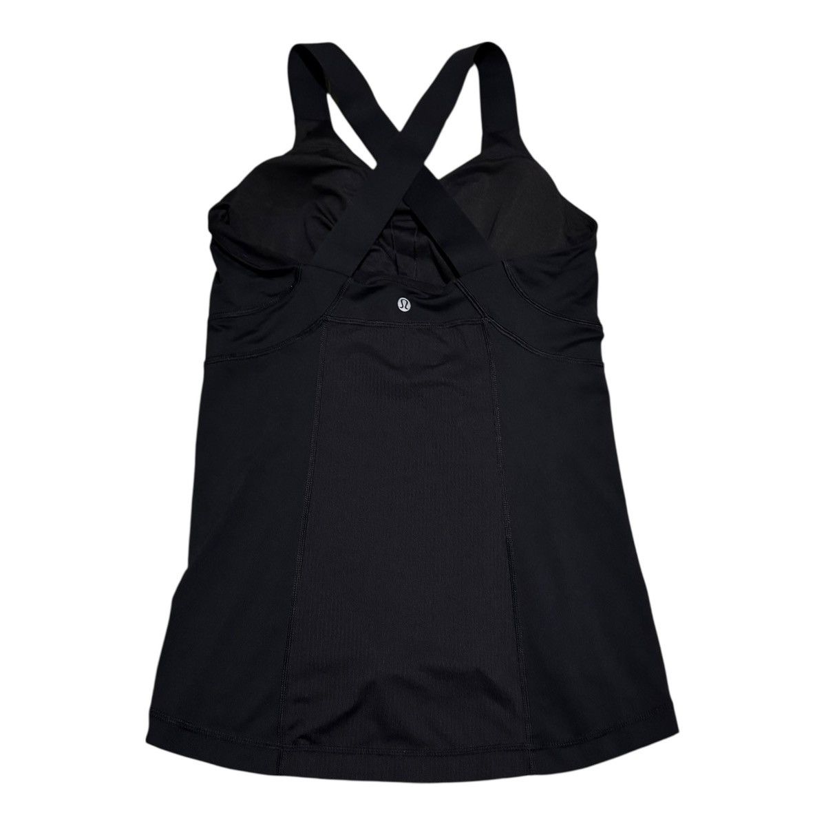 Lululemon Lululemon Push Your Limits Black Cross Back Top Women's 10 Size L / US 10 / IT 46 - 2 Thumbnail