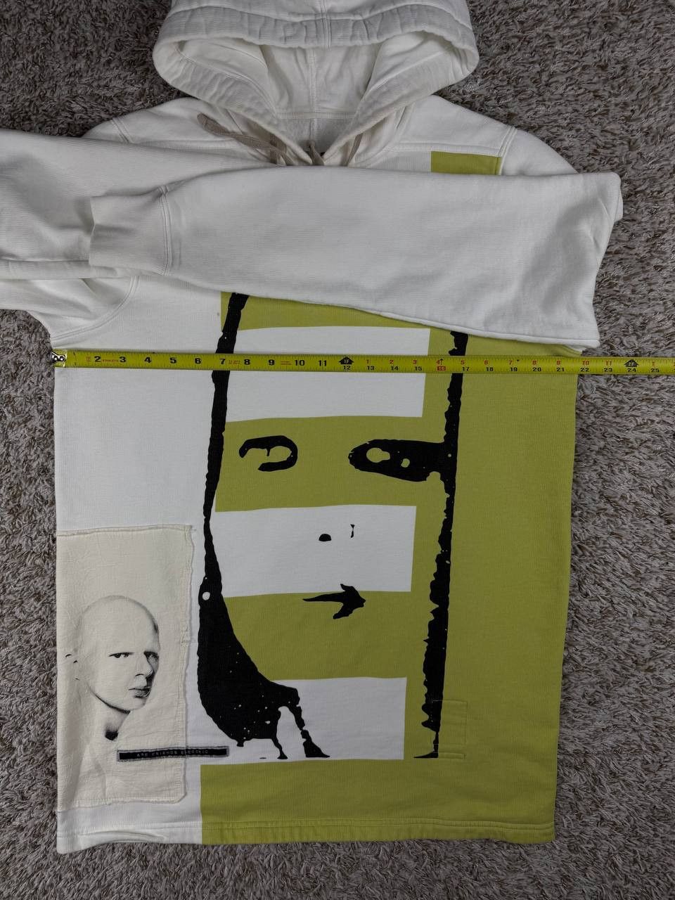 Rick Owens Drkshdw Rick Owens Drkshdw Felpa Patch Detail Hoodie Size US XS / EU 42 / 0 - 8 Thumbnail