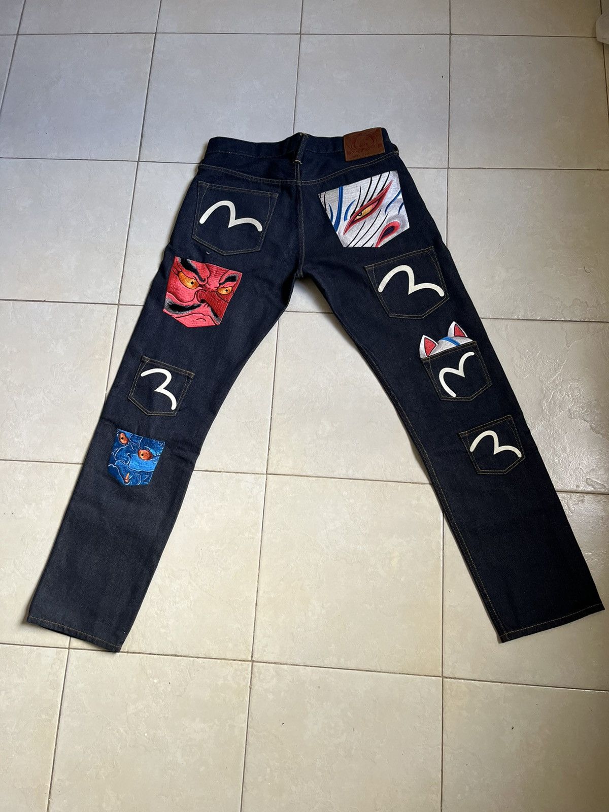 Evisu Evisu denim diacock slevedge jeans sz 34 Size US 34 / EU 50 - 1 Thumbnail