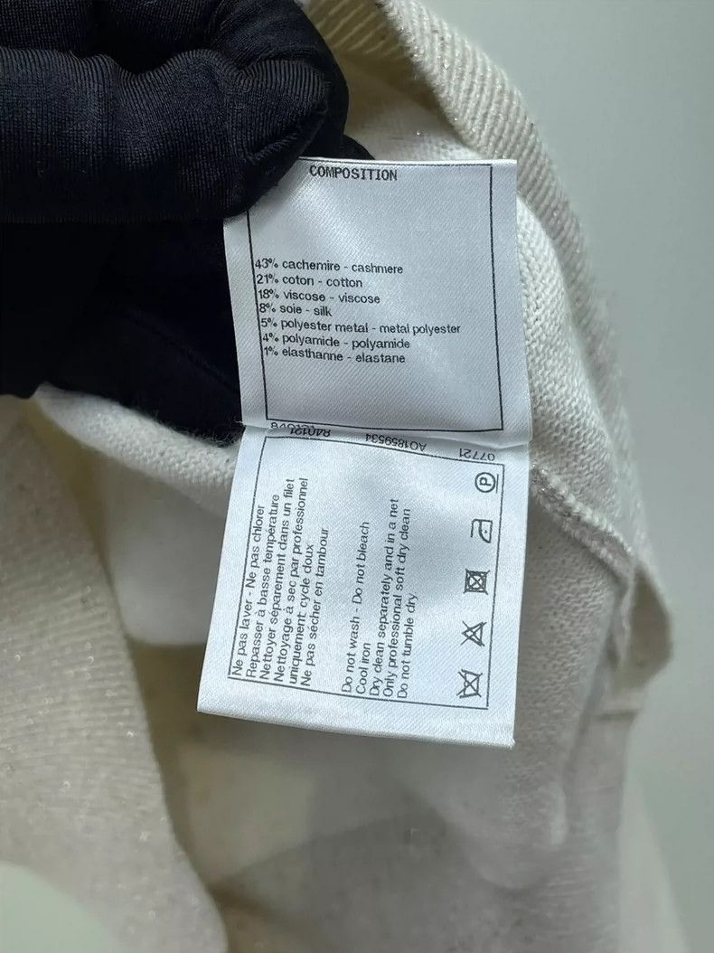 Chanel Chanel Cashmere letter knitted sweater 2504-Nextarrow Size XS / US 0-2 / IT 36-38 - 7 Thumbnail