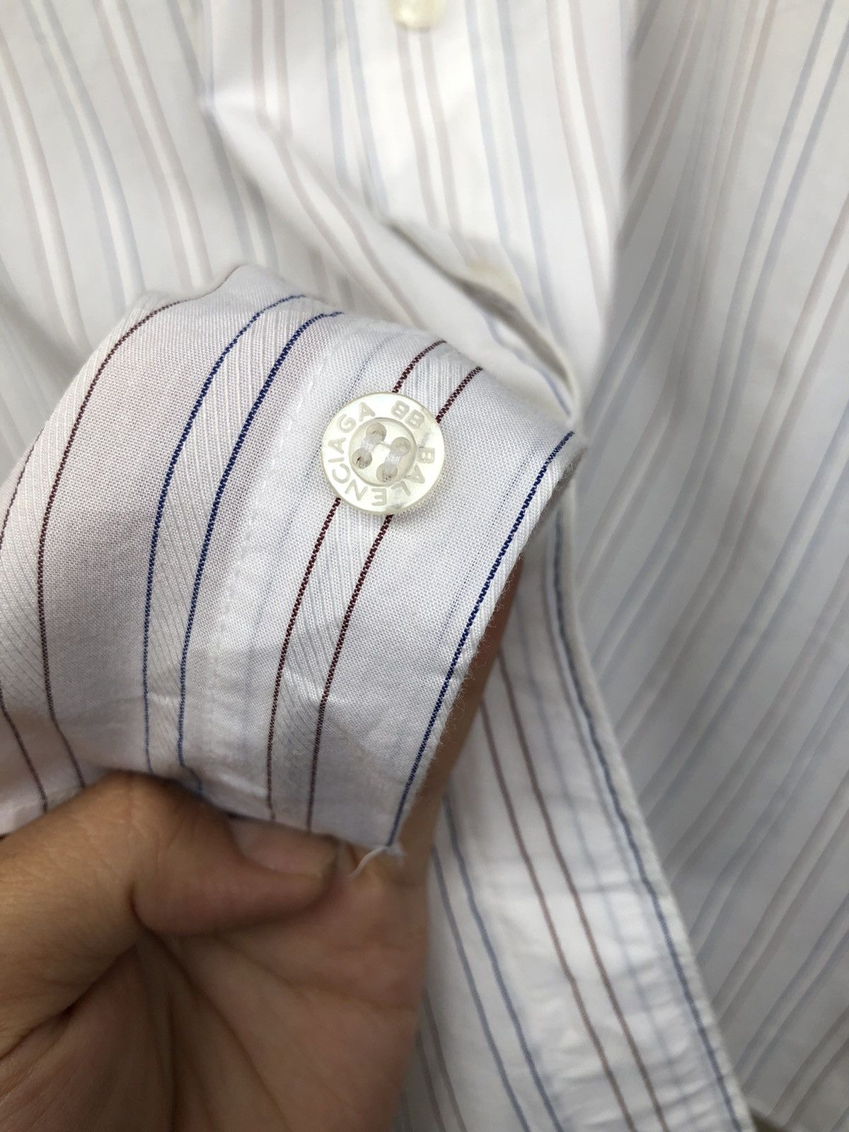 Balenciaga Vintage Balenciaga Formal Button Up Shirt Size US L / EU 52-54 / 3 - 6 Thumbnail