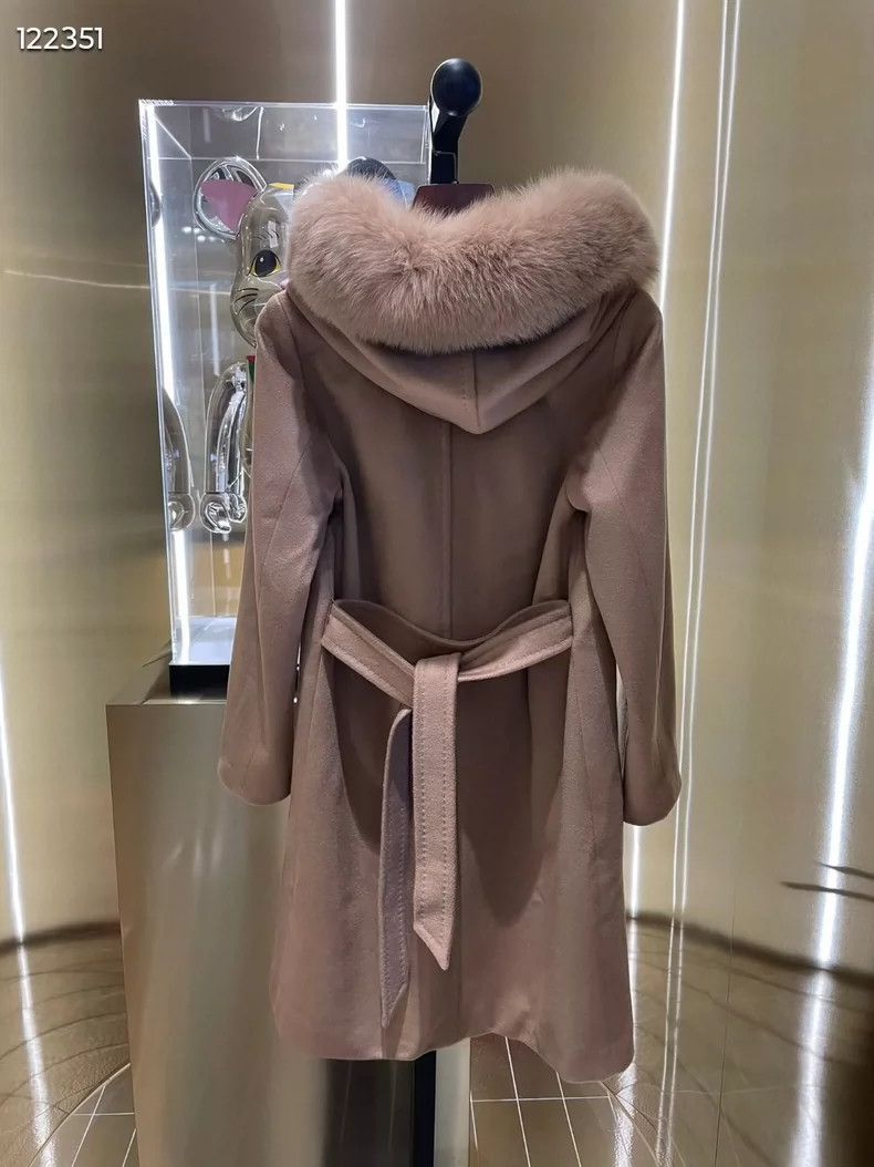 Max Mara Max Mara Women's wool midi hooded coat jacket Size XS / US 0-2 / IT 36-38 - 2 Thumbnail
