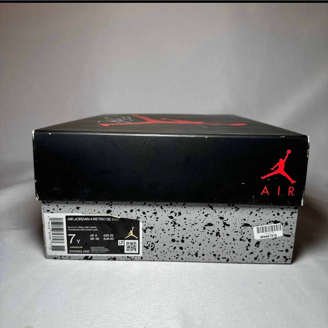 Jordan Brand × Nike Size 7 - Air Jordan 4 Retro SE GS Black Canvas Men's Shoes Size US 7 / EU 40 - 9 Thumbnail