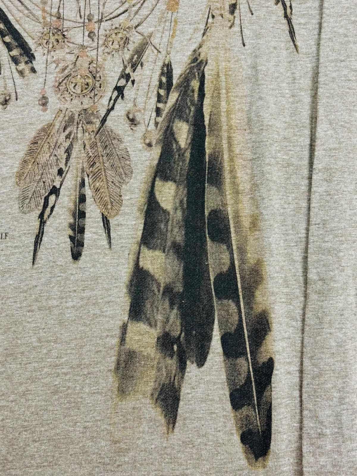 GOA 2000s Berning-sho - Feather Of Heaven V-Neck Tee Size US M / EU 48-50 / 2 - 4 Thumbnail