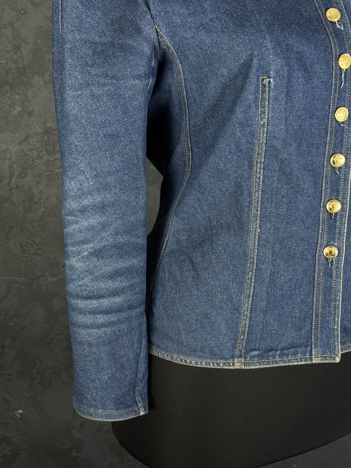 Dior Vintage CHRISTIAN DIOR BOUTIQUE Embroidered Denim Jacket Size M / US 6-8 / IT 42-44 - 8 Thumbnail