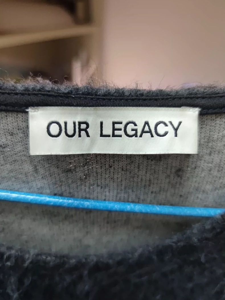 Our Legacy our legacyBlack and gray horse sea wool knitted sweater 250 Size US M / EU 48-50 / 2 - 2 Thumbnail