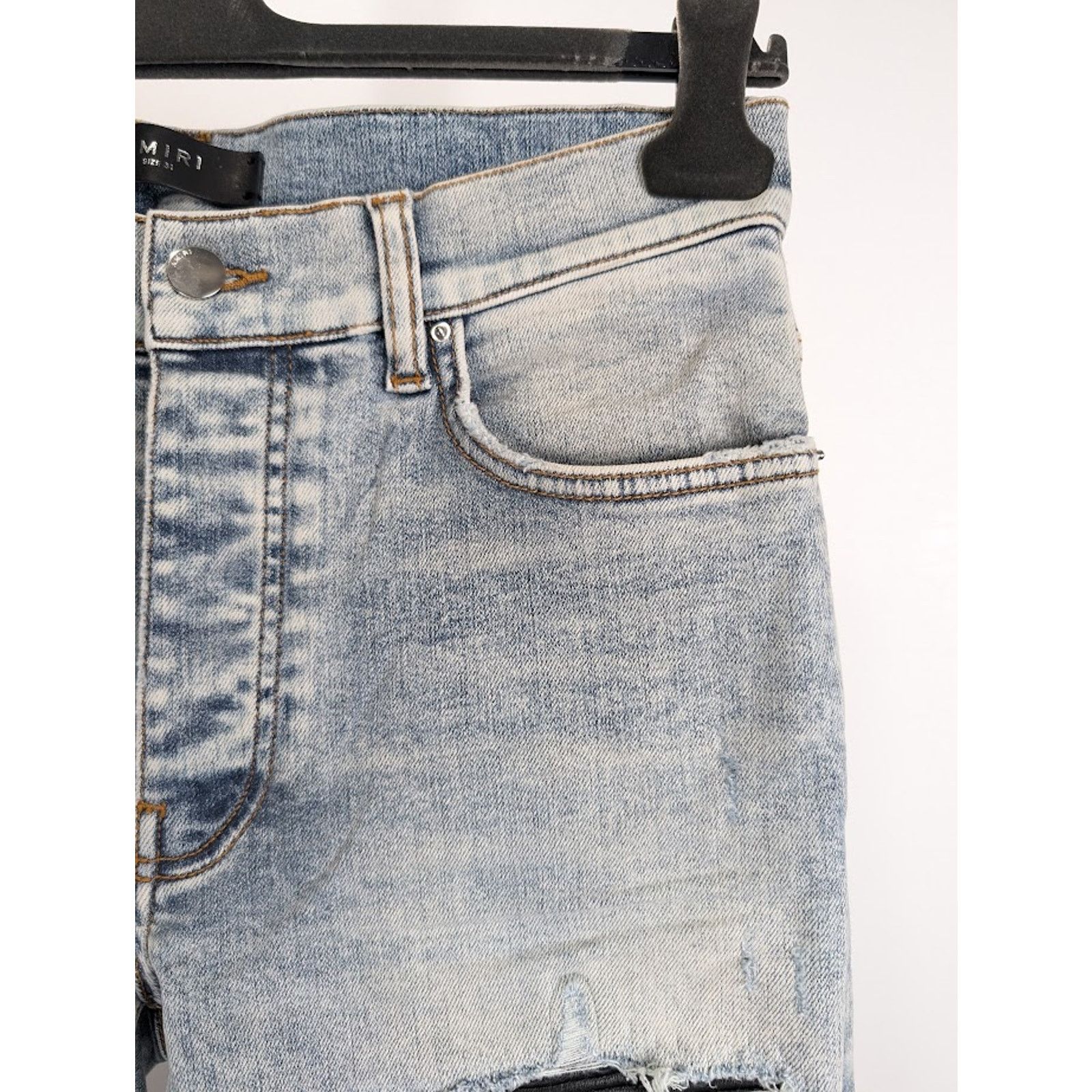 Amiri o1rshd1 MX1 Jeans in Stone Indigo Size US 33 - 10 Thumbnail