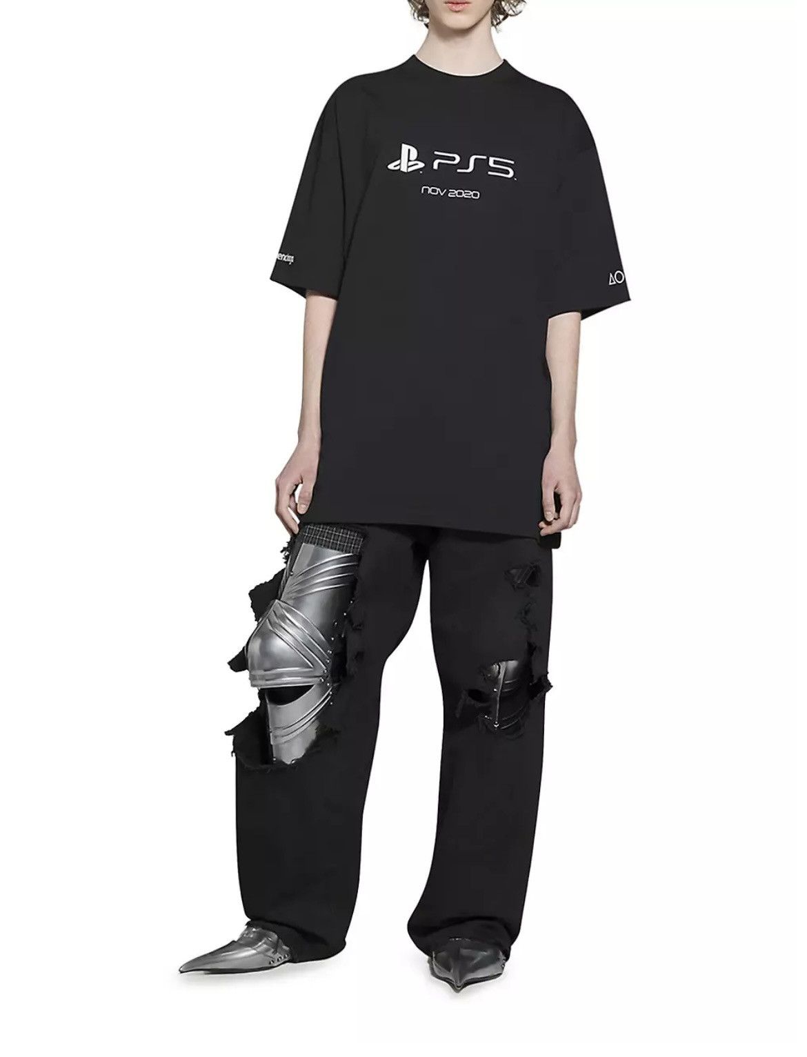 Balenciaga × Playstation Balenciaga PS5 Boxy Tee Size US S / EU 44-46 / 1 - 4 Thumbnail