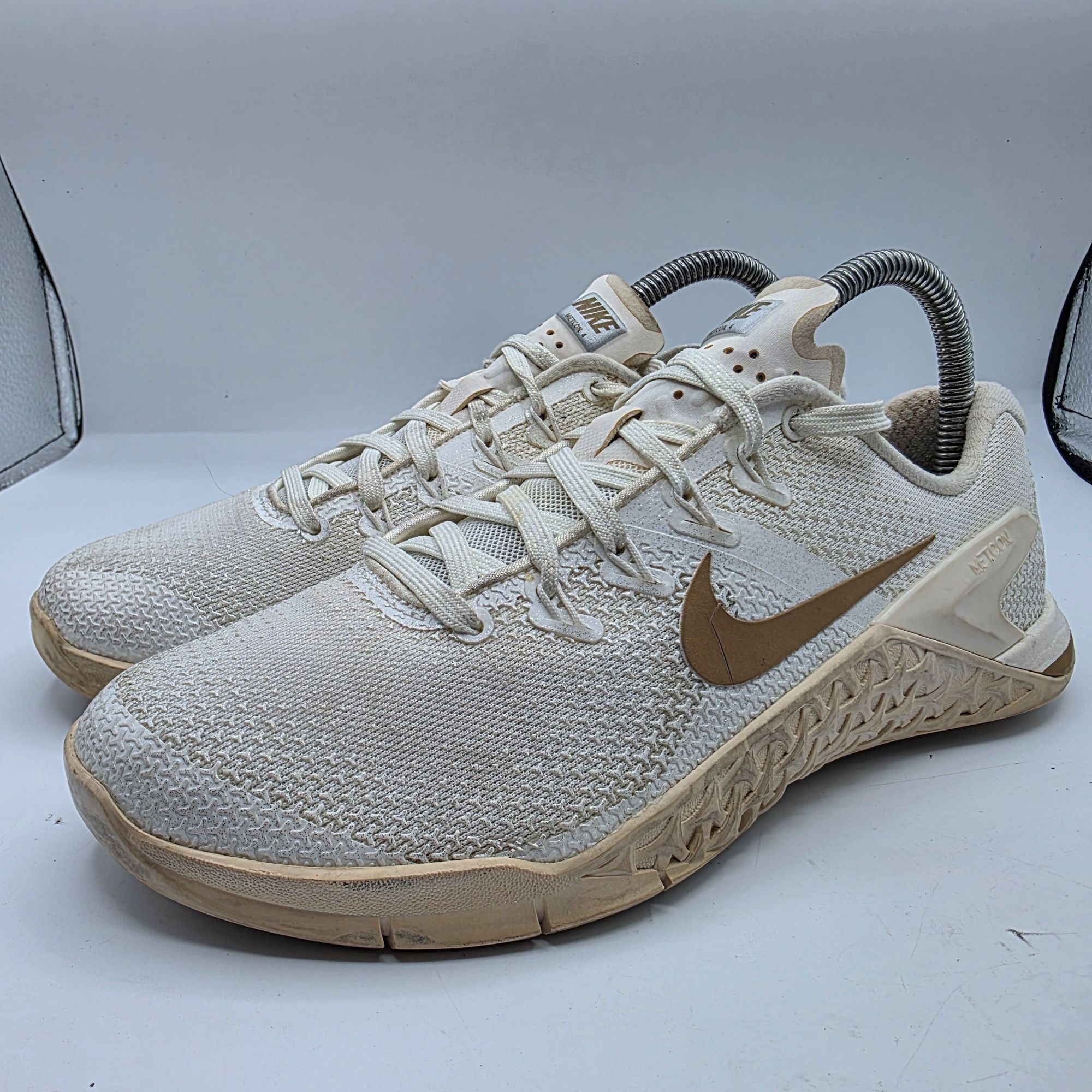 Nike Nike Metcon 4 Womens Size 8 Champagne Metallic Gold Training Size US 8 / IT 38 - 4 Thumbnail