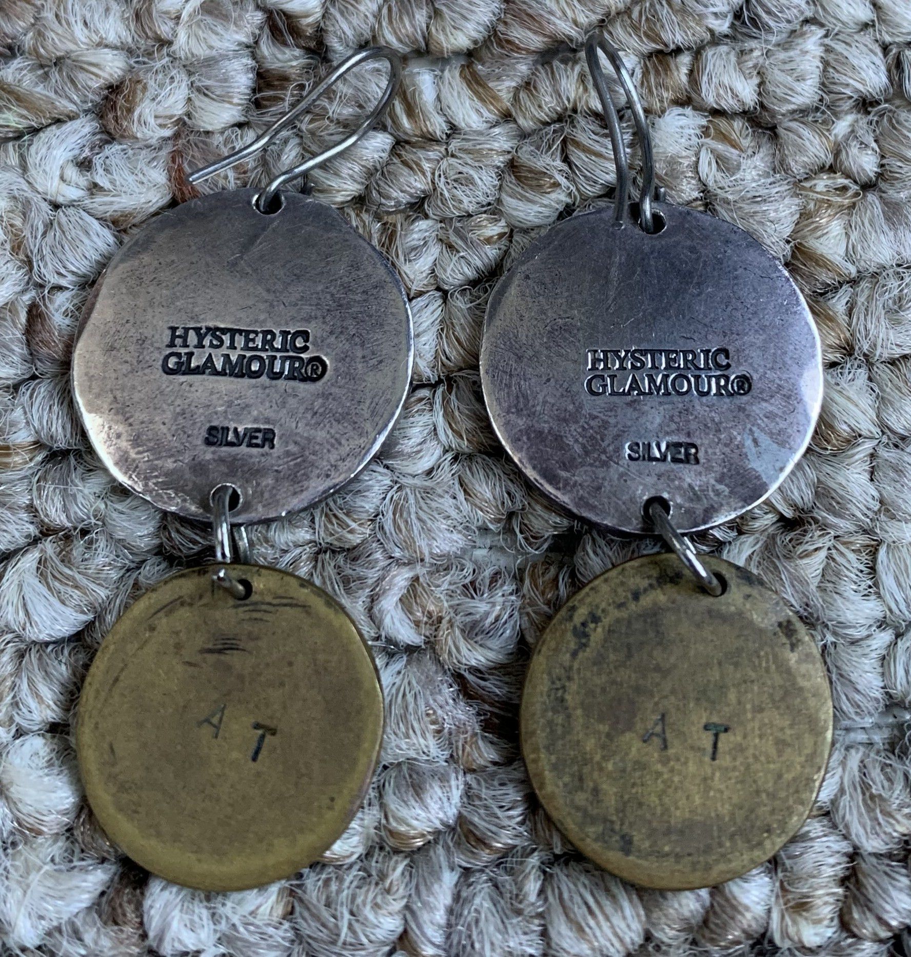 Hysteric Glamour Hysteric Glamour Sterling Silver Rocker Girl Earrings Size ONE SIZE - 2 Thumbnail