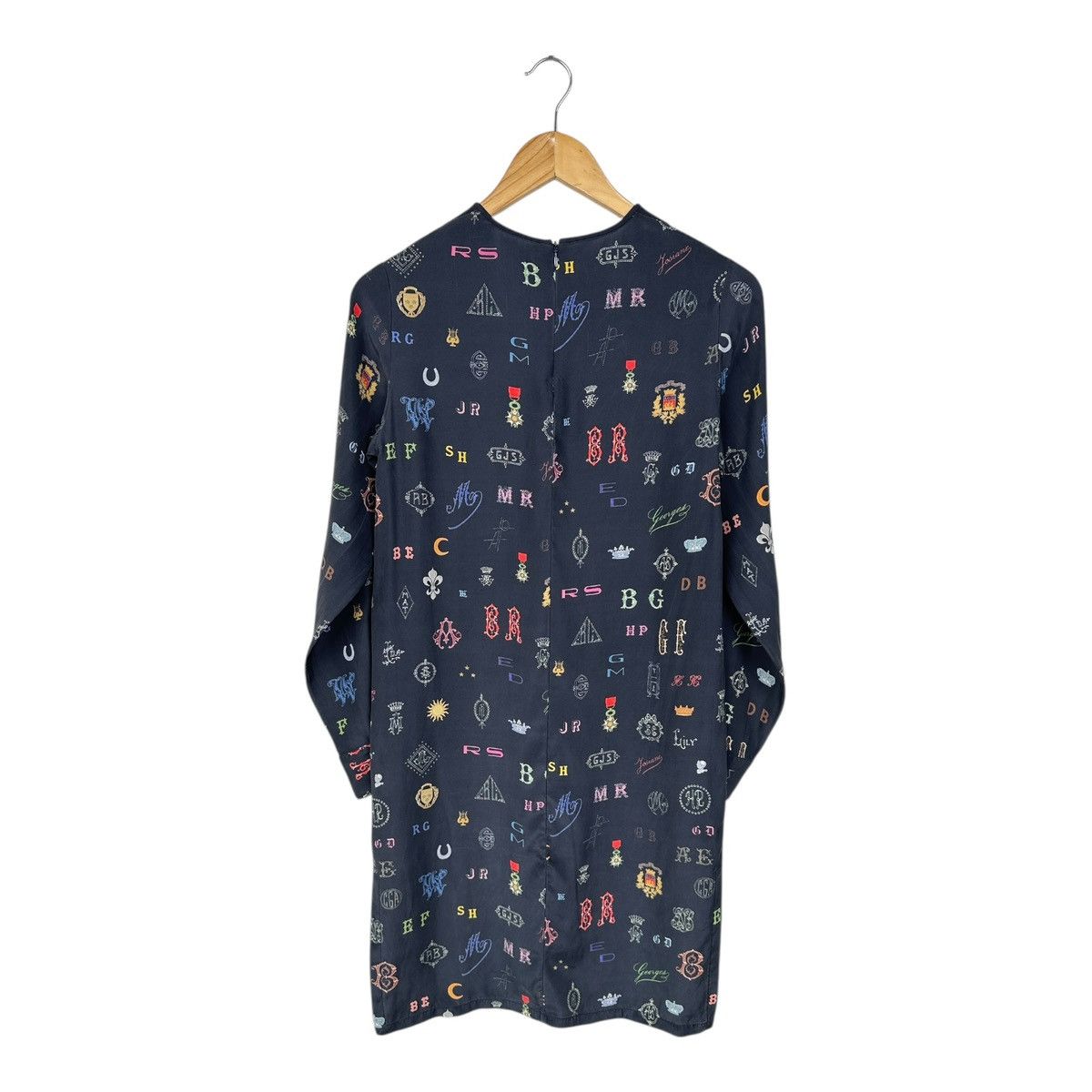 Stella McCartney Stella McCartney 100% Silk Monogram Shirt Dress size 34 Size XXS / US 00 / IT 34 - 2 Thumbnail