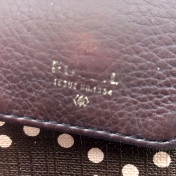 Fossil Fossil No. 1954 Brown Pebbled Leather Wristlet Wallet Size ONE SIZE - 2 Thumbnail