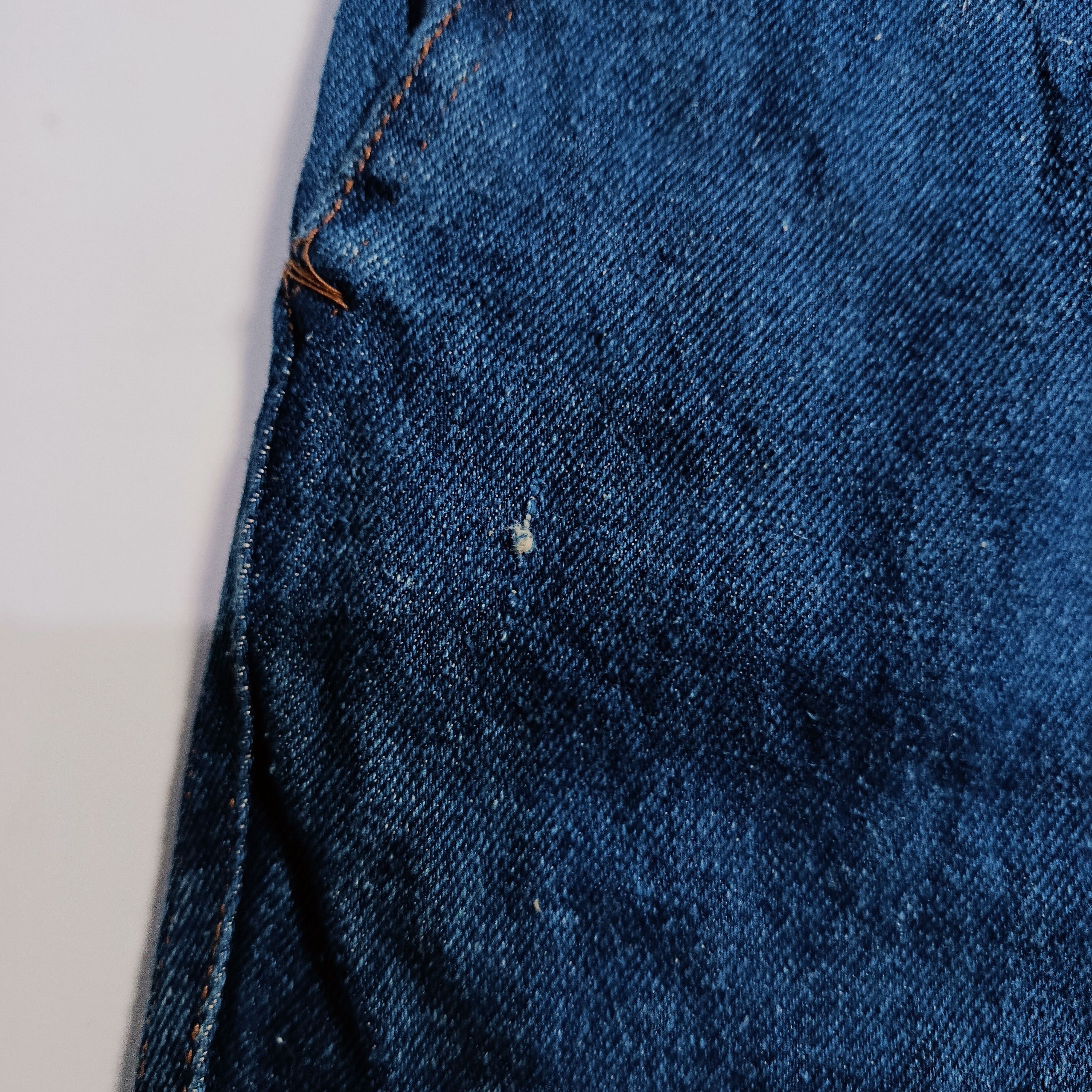 Vintage 1970s Japanese Pleated Denim Work Trousers Size US 29 - 10 Thumbnail