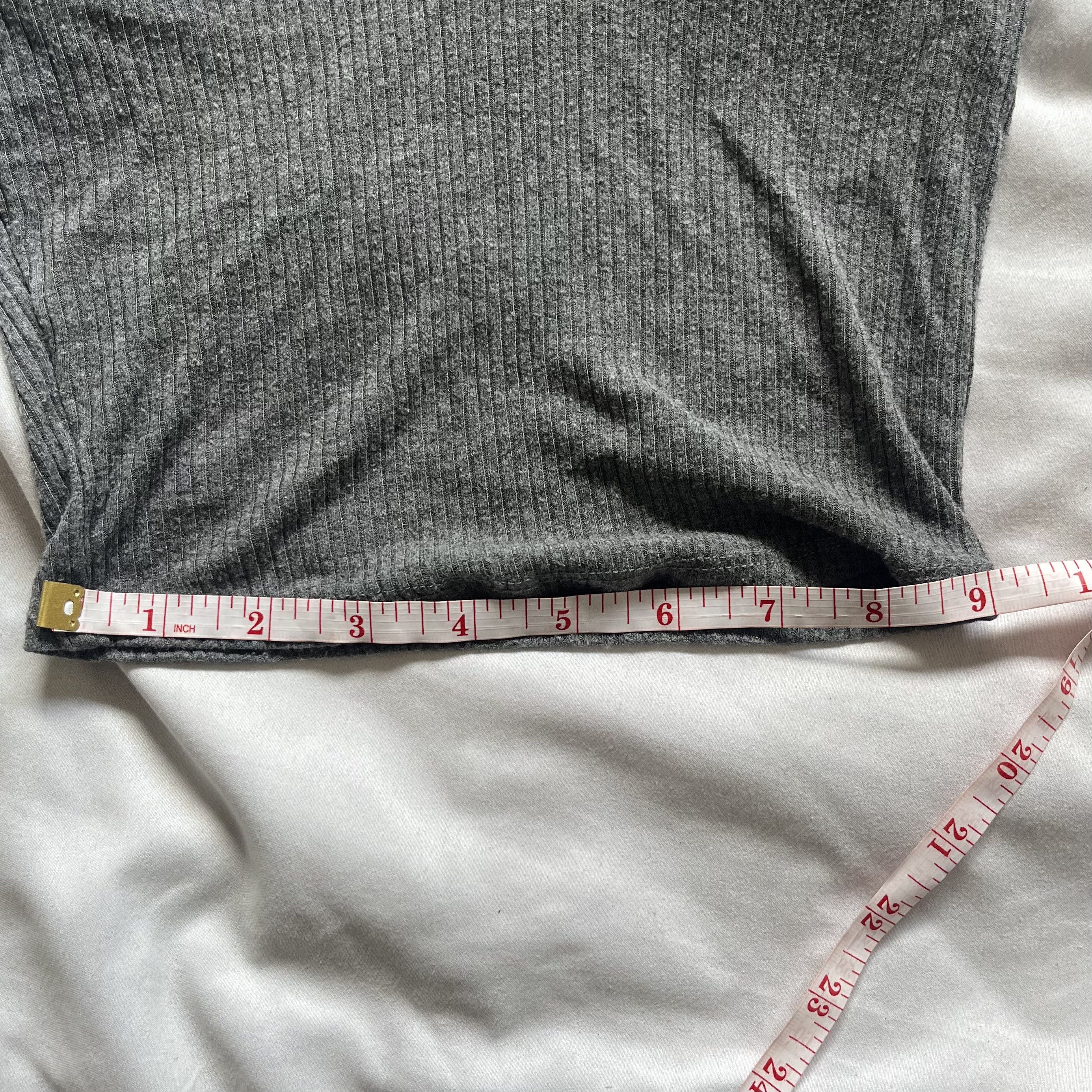 Other Gray Ribbed Crop/Tank Top Size XS / US 0-2 / IT 36-38 - 4 Thumbnail