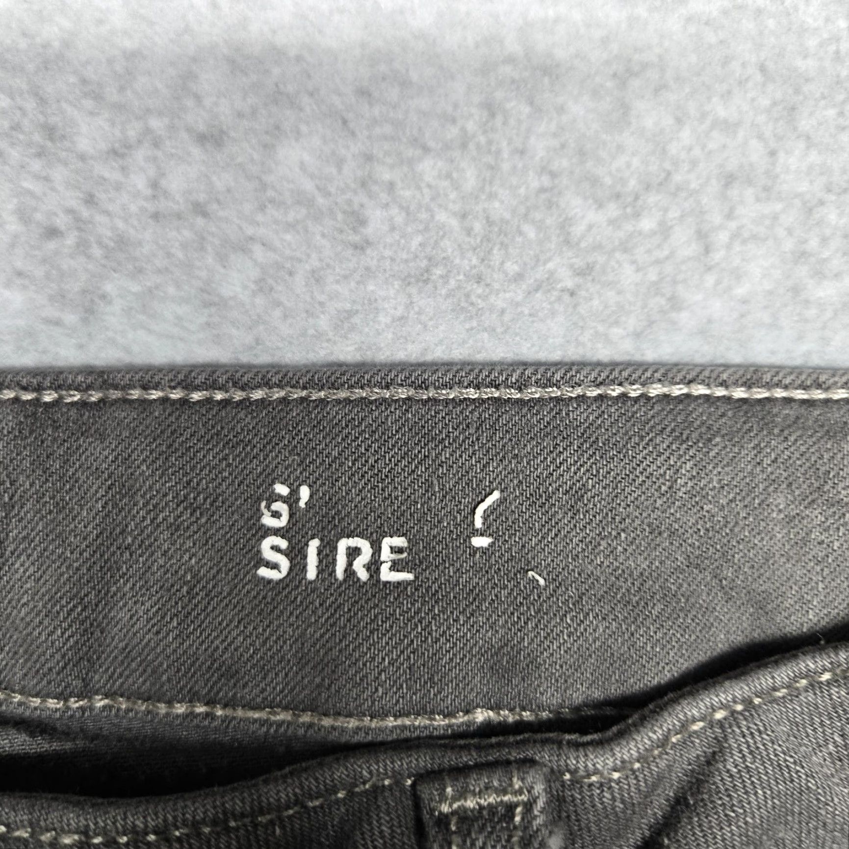 River Island River Island SIRE Jeans Mens 34x32 Gray Stretch Denim Pants Casual Tapered Leg 5-Pocket Retro Modern Size US 34 / EU 50 - 5 Thumbnail