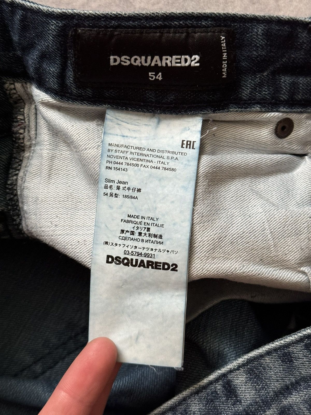 Dsquared2 Dsquared2 54 distressed denim pant trouser Jean chino y2k Size US 36 / EU 52 - 18 Thumbnail