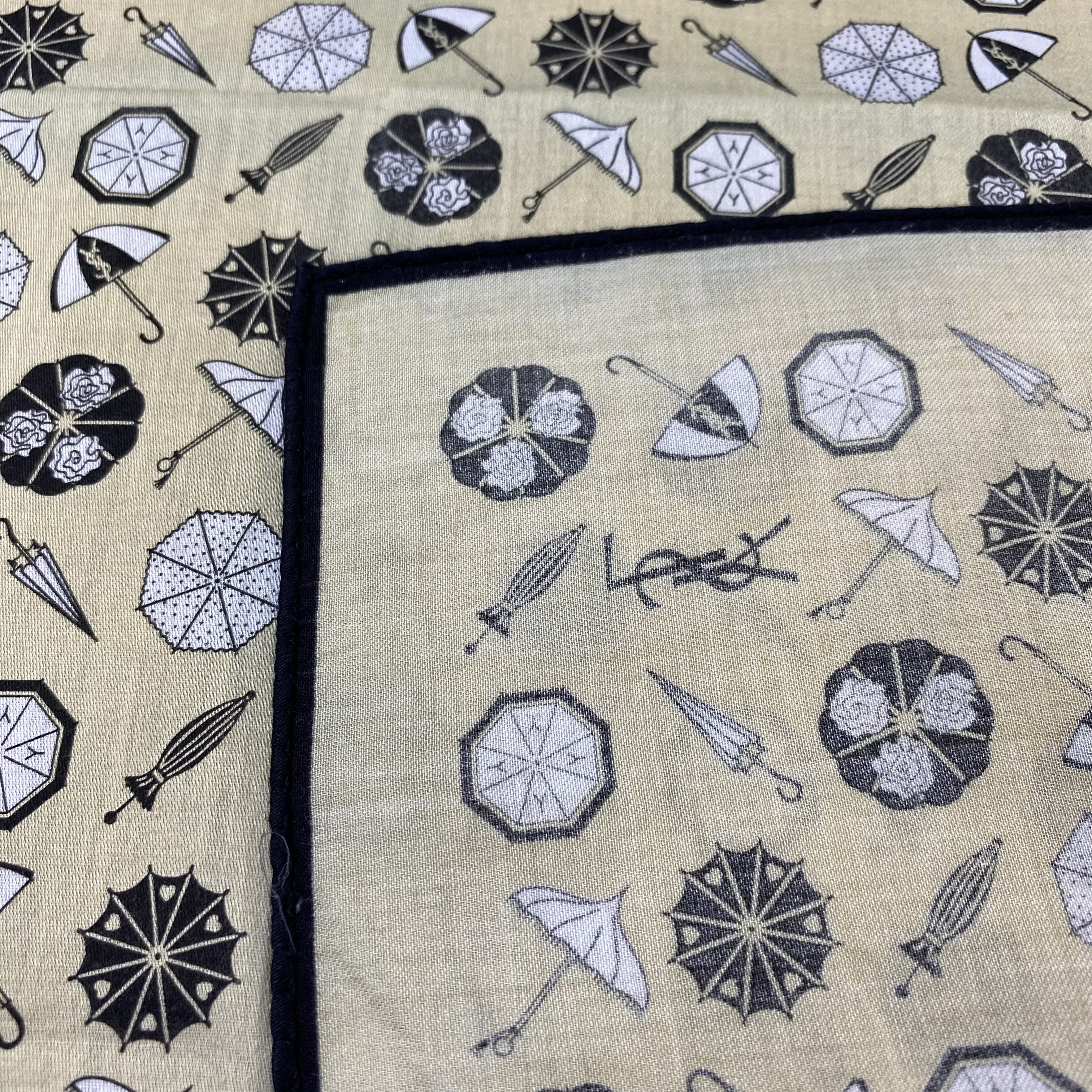 Yves Saint Laurent YSL Handkerchief Neckerchief Bandana-B1814 Size ONE SIZE - 6 Thumbnail