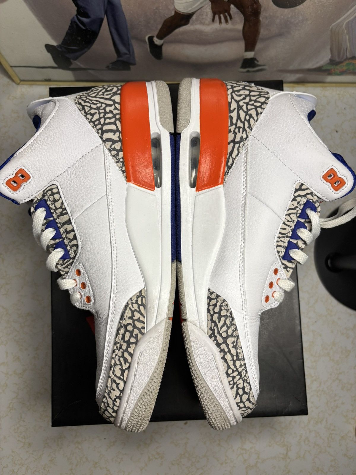 Jordan Brand Air Jordan 3 Retro Knicks Size US 11 / EU 44 - 3 Thumbnail