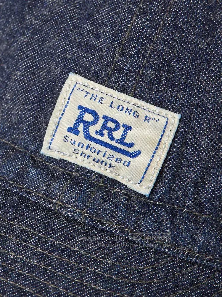 RRL Ralph Lauren RRL Ralph Lauren Classic indigo cotton denim hat RL93749 Size ONE SIZE - 8 Thumbnail