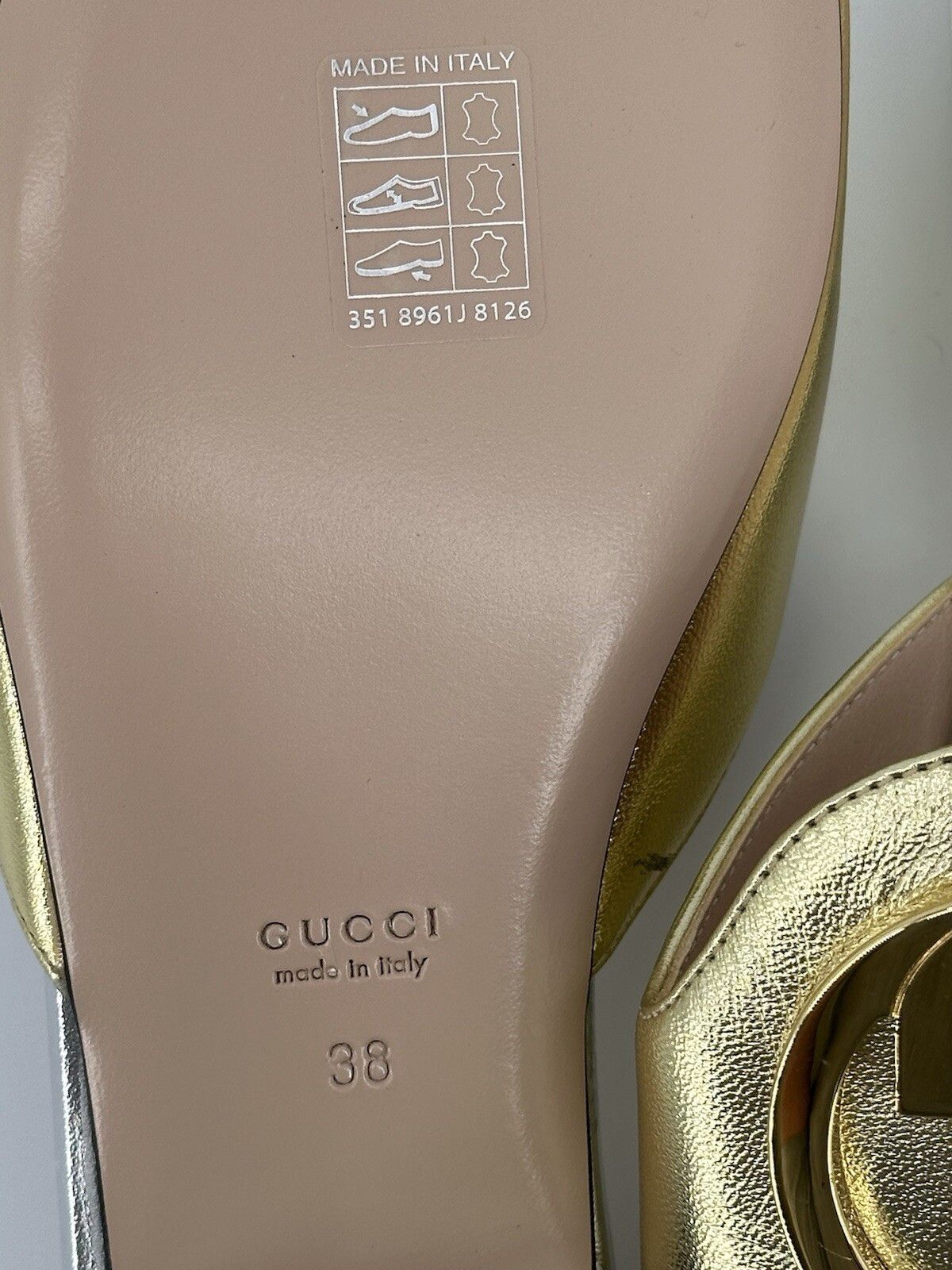Gucci New Gucci Blondie Sandals Size-IT-38 / US-8 Size US 8 / IT 38 - 9 Thumbnail