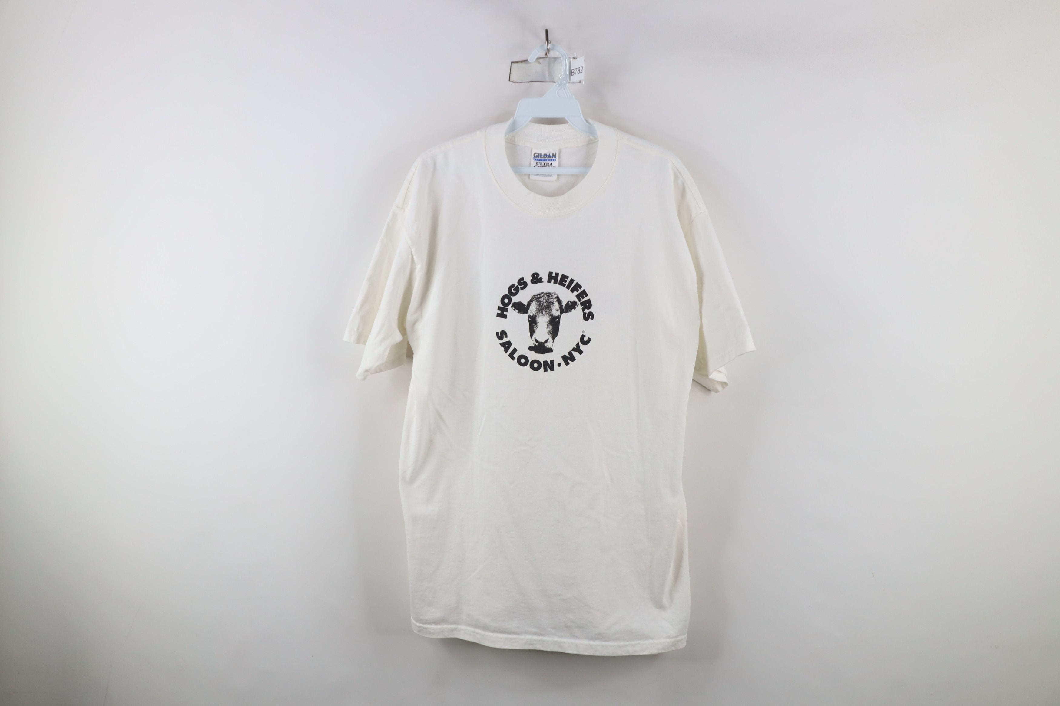 Vintage Vintage Y2K 2001 Hogs & Heifer Saloon New York City T-Shirt Size US L / EU 52-54 / 3 - 1 Thumbnail