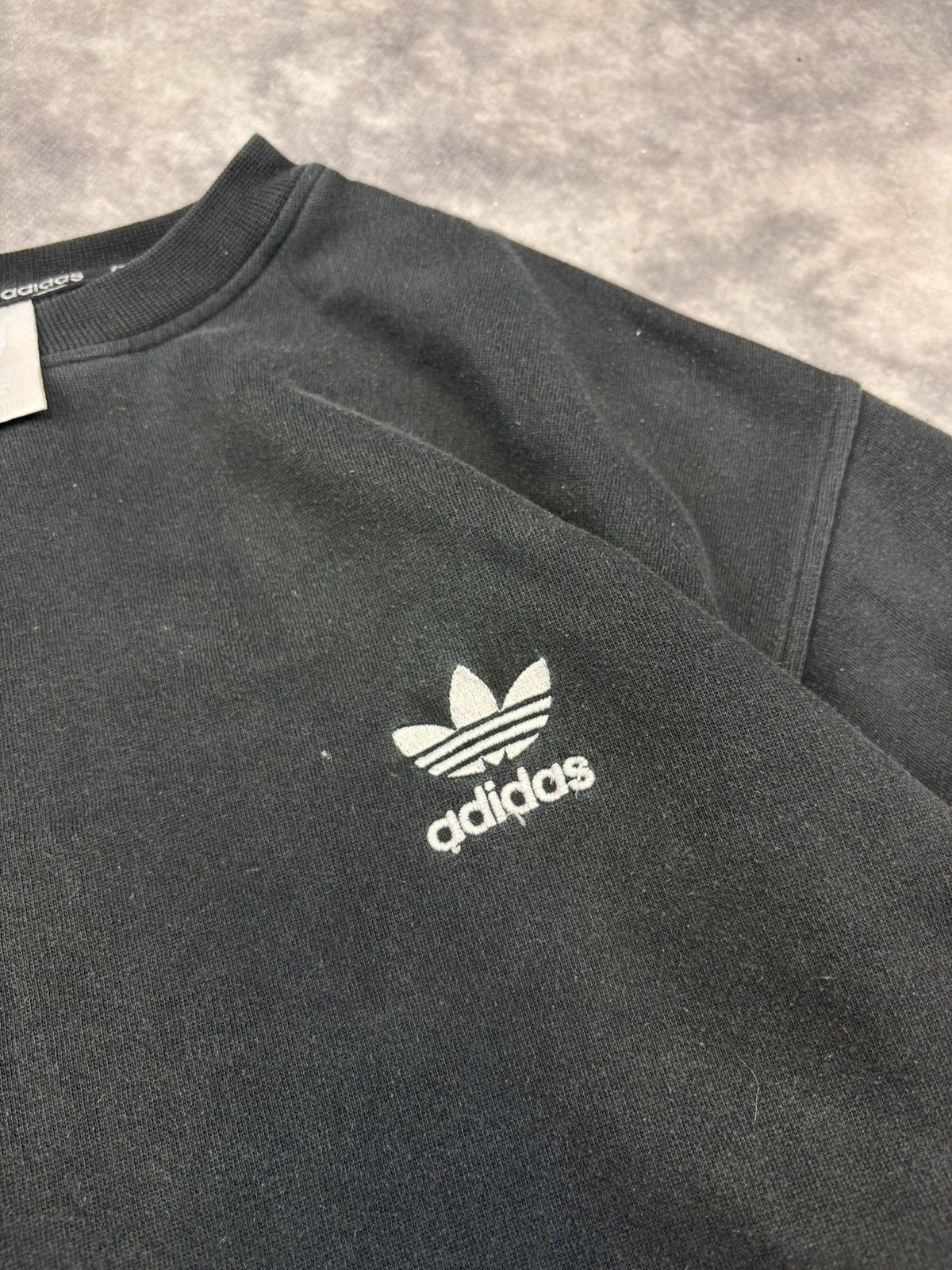 Adidas × Kanye West × Vintage Vintage Adidas Kanye West Boxy Sweatshirt Black skate basic Size US XL / EU 56 / 4 - 2 Thumbnail