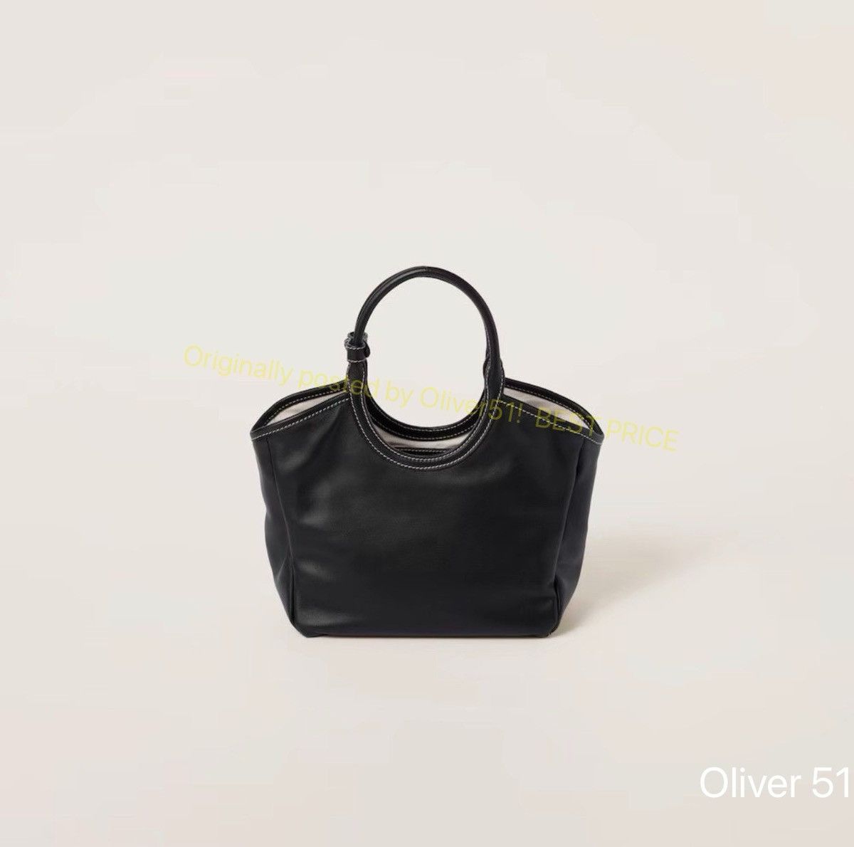Miu Miu Miu Miu Ivy Tote Bag LLLL22/2609 Size ONE SIZE - 2 Thumbnail