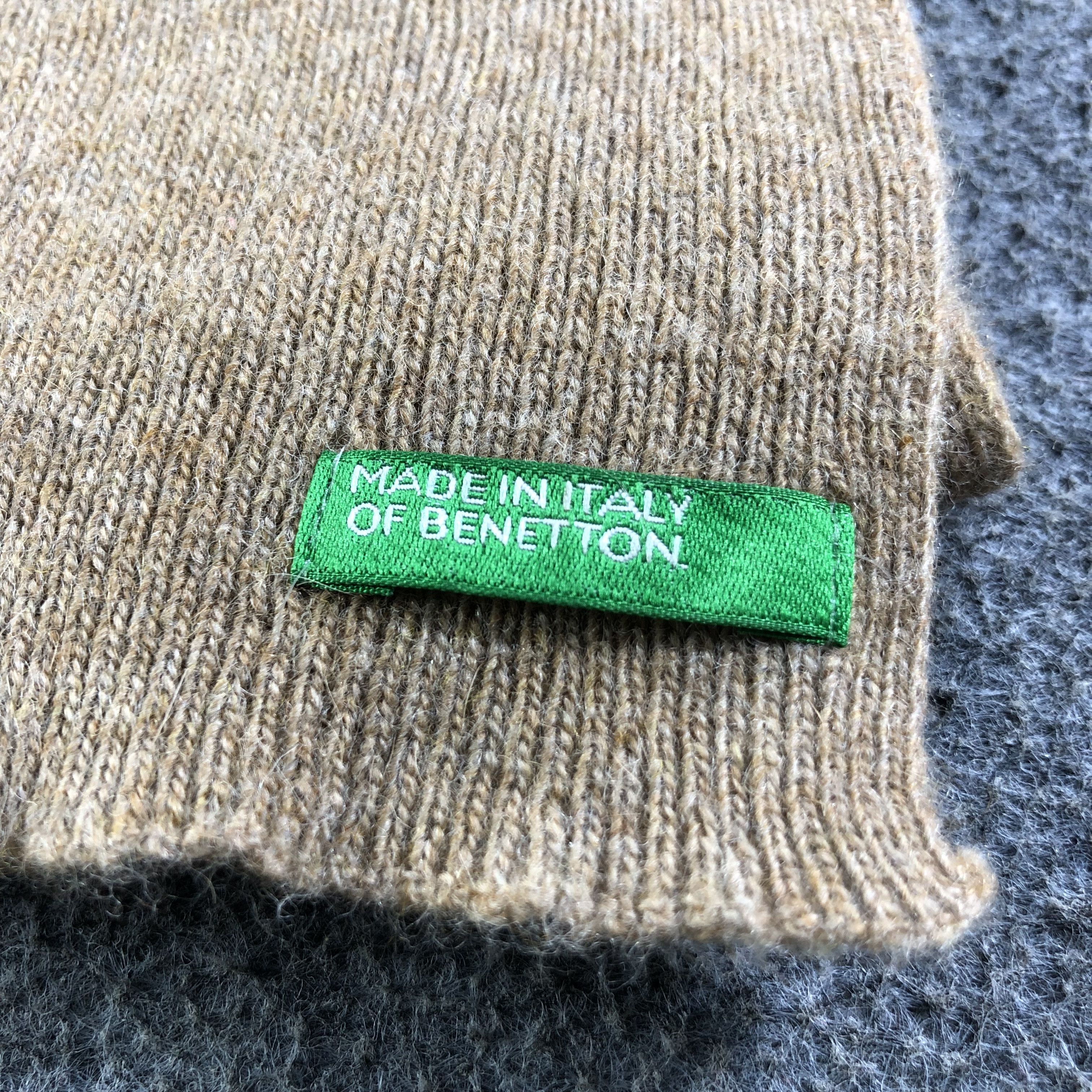 United Colors Of Benetton United Colors Of Benetton Wool Scarf Muffler Neckwear V2090 Size ONE SIZE - 4 Thumbnail