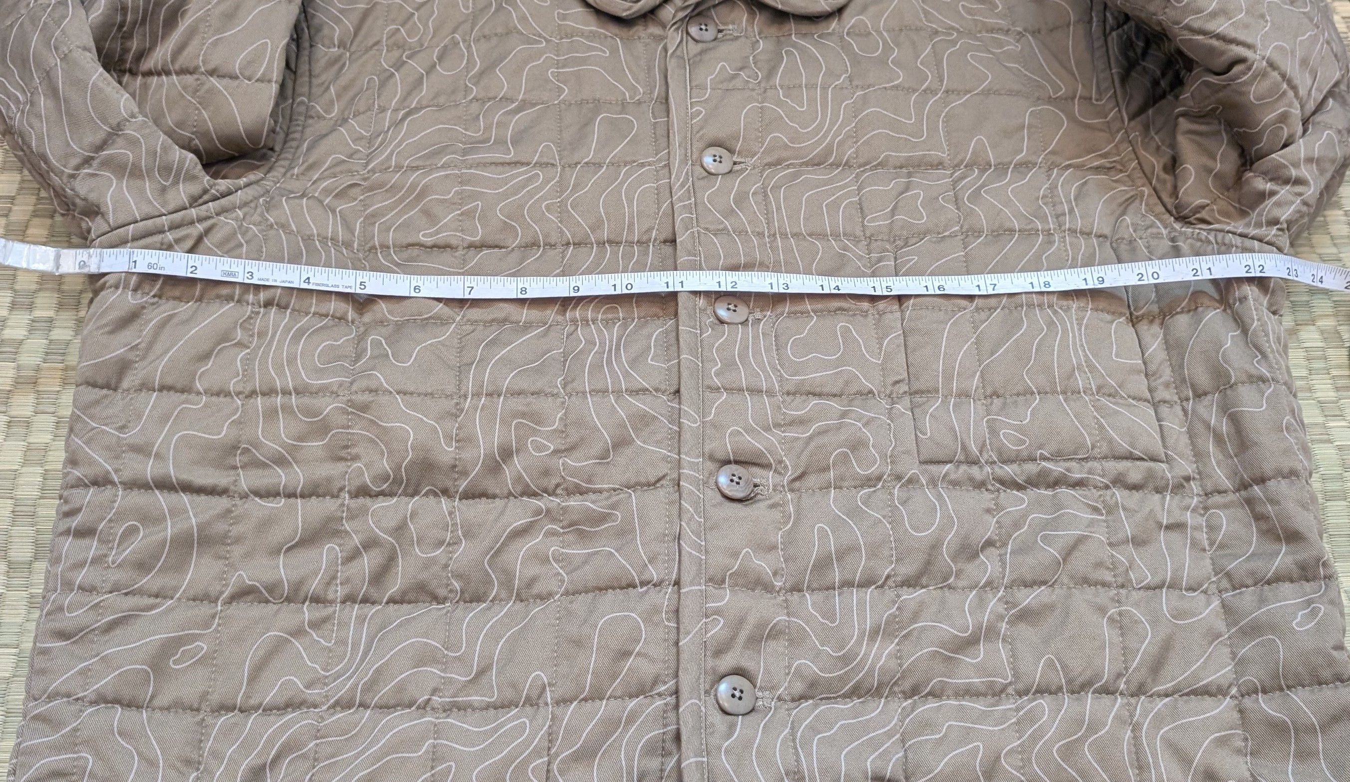 Alex Crane LNWOT Alex Crane Quilted Kite Jacket Tank Maps Cotton Size US L / EU 52-54 / 3 - 4 Thumbnail