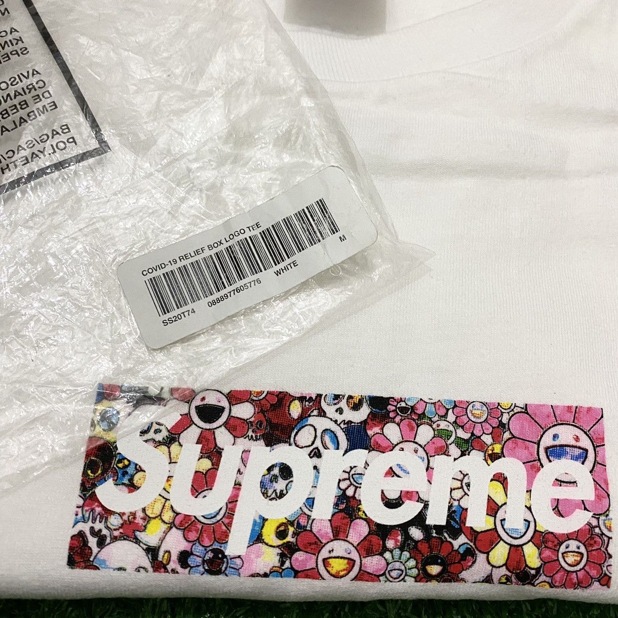 Supreme × Takashi Murakami SURPEME X TAKASHI MURAKAMI Box Logo Covid-19 Relief S/S '20 Size US M / EU 48-50 / 2 - 9 Thumbnail