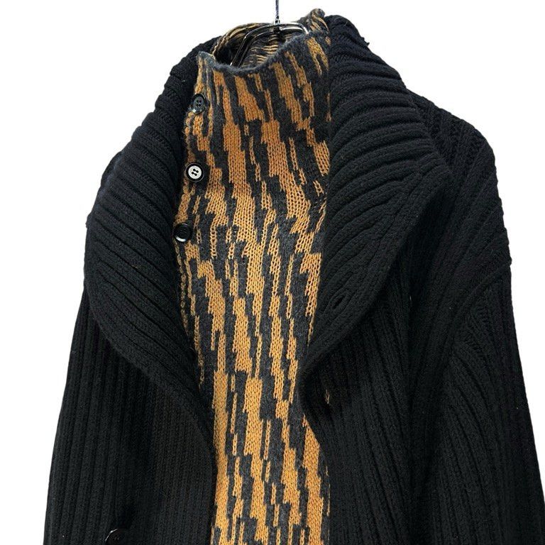Yohji Yamamoto yohji yamamoto Pour Homme 14AW Layered-Breasted Cardigan Size US L / EU 52-54 / 3 - 4 Thumbnail