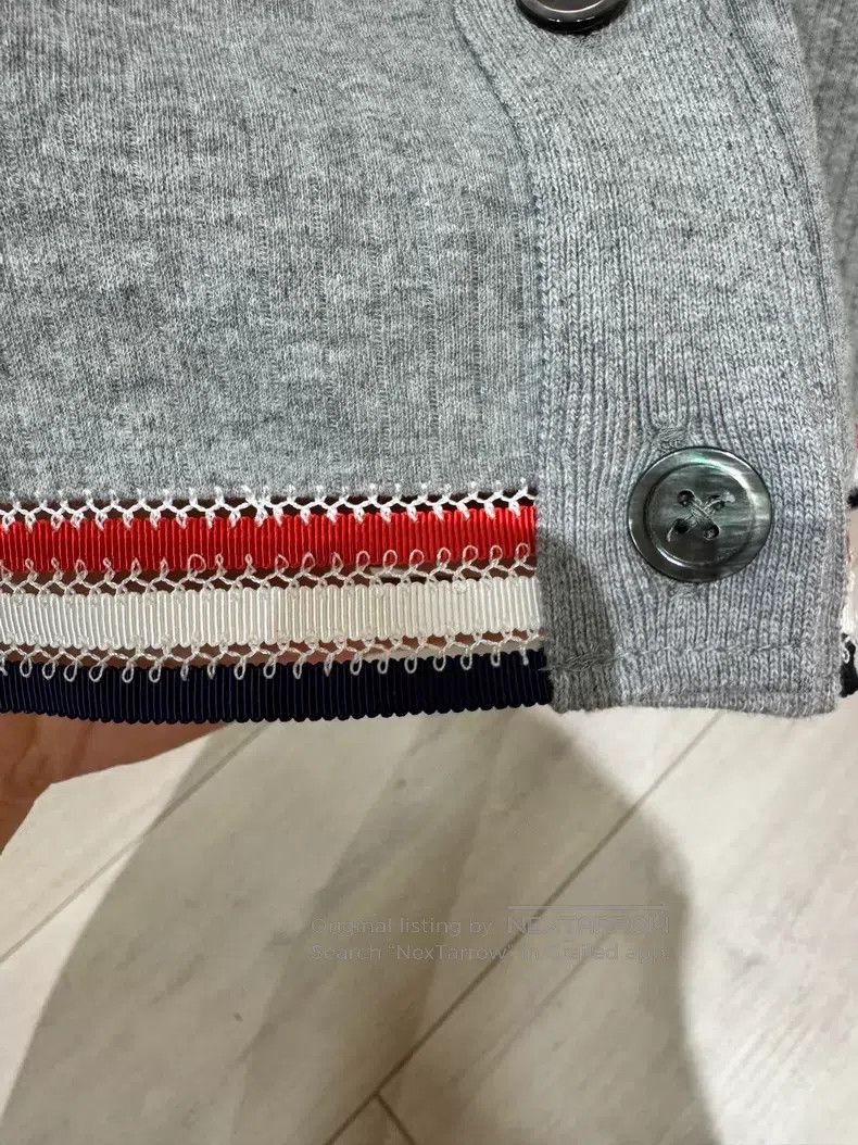 Thom Browne Thom Browne Lace-Edged Cardigan Size US M / EU 48-50 / 2 - 3 Thumbnail