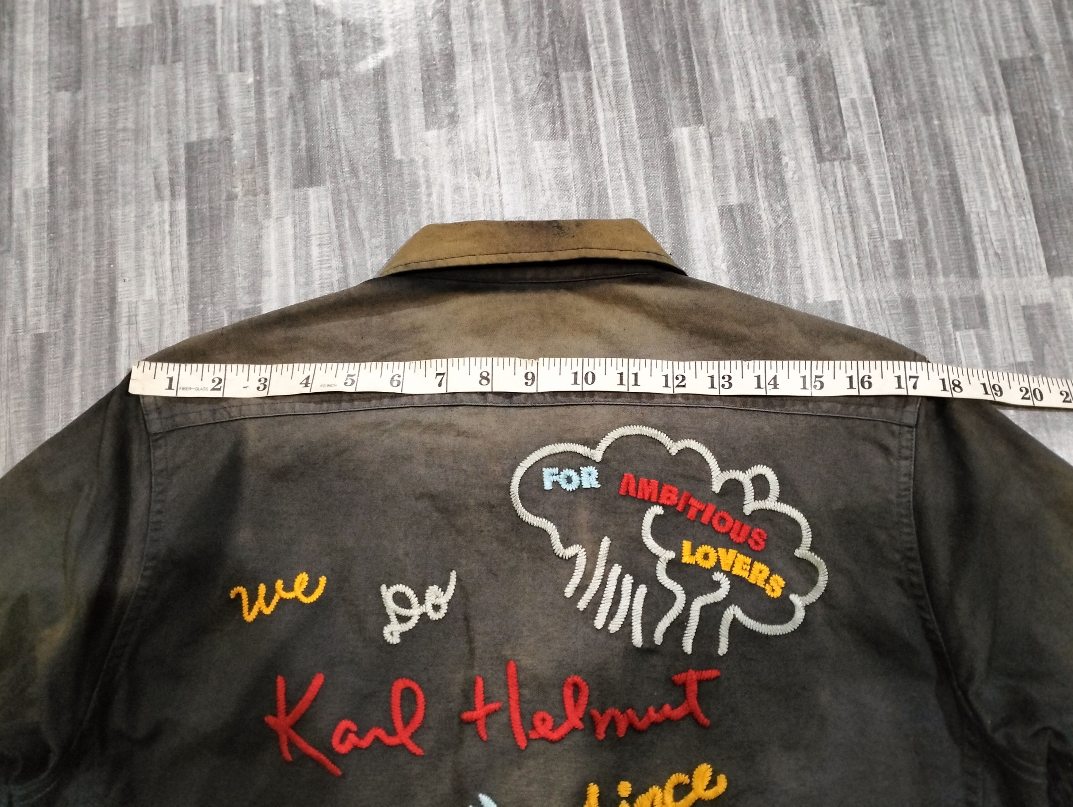 Karl Helmut Karl Helmut Four Pocket Light Jacket Embroidered Acid-Wash Size US M / EU 48-50 / 2 - 19 Thumbnail