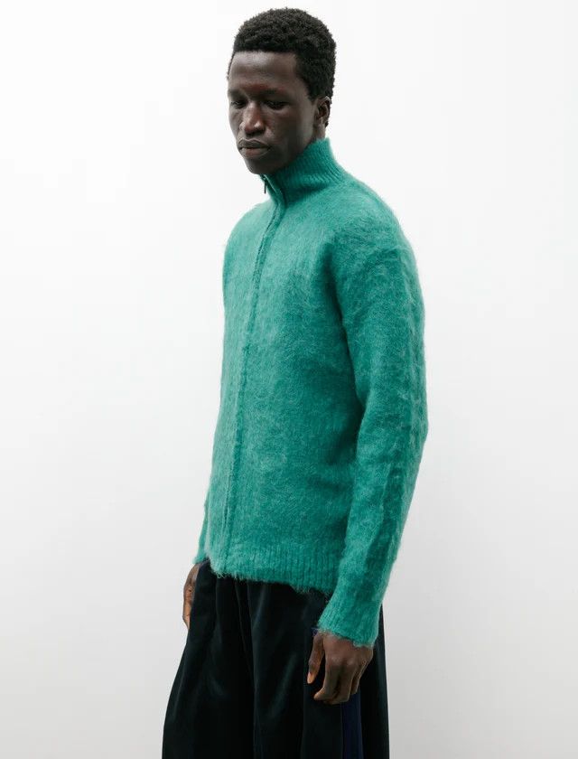 Needles o1y0225 Cardigan in Emerald Green Size US XL / EU 56 / 4 - 3 Thumbnail