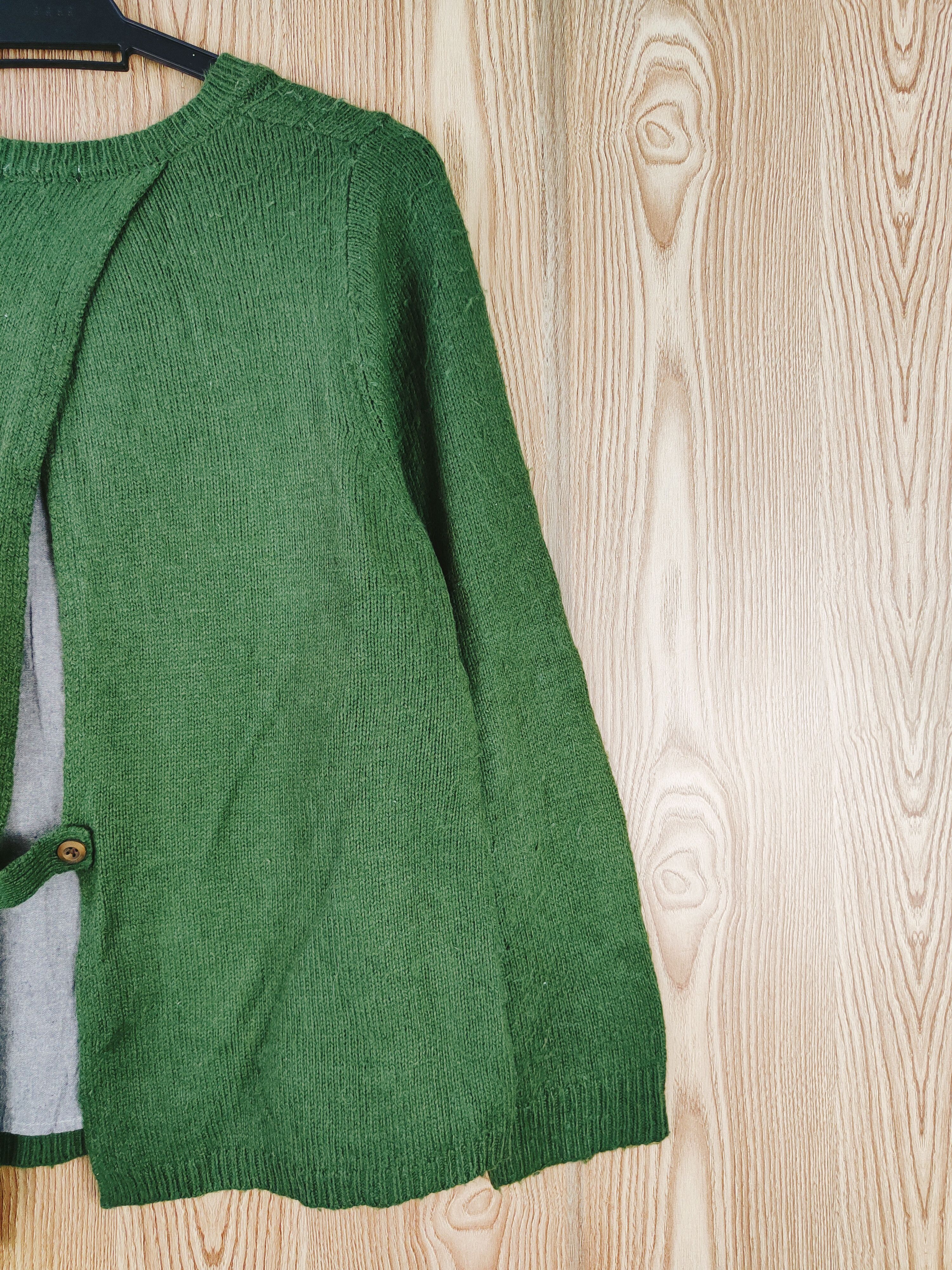 Aran Isles Knitwear × Japanese Brand × Vintage Cloudnine Green Knitwear Sweatshirts #W564 Size M / US 6-8 / IT 42-44 - 9 Thumbnail