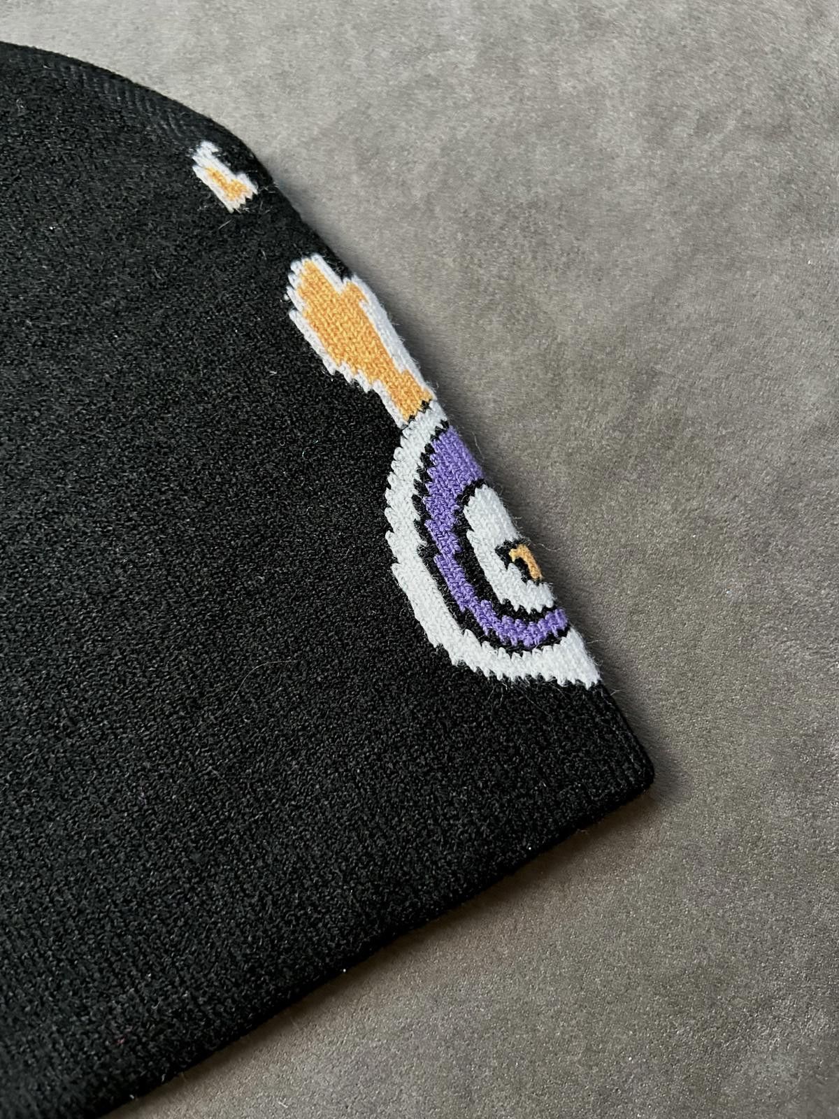 Japanese Brand Rare Sosshouse Flame No Cuff Knit Beanie Hat Black OS Size ONE SIZE - 6 Thumbnail