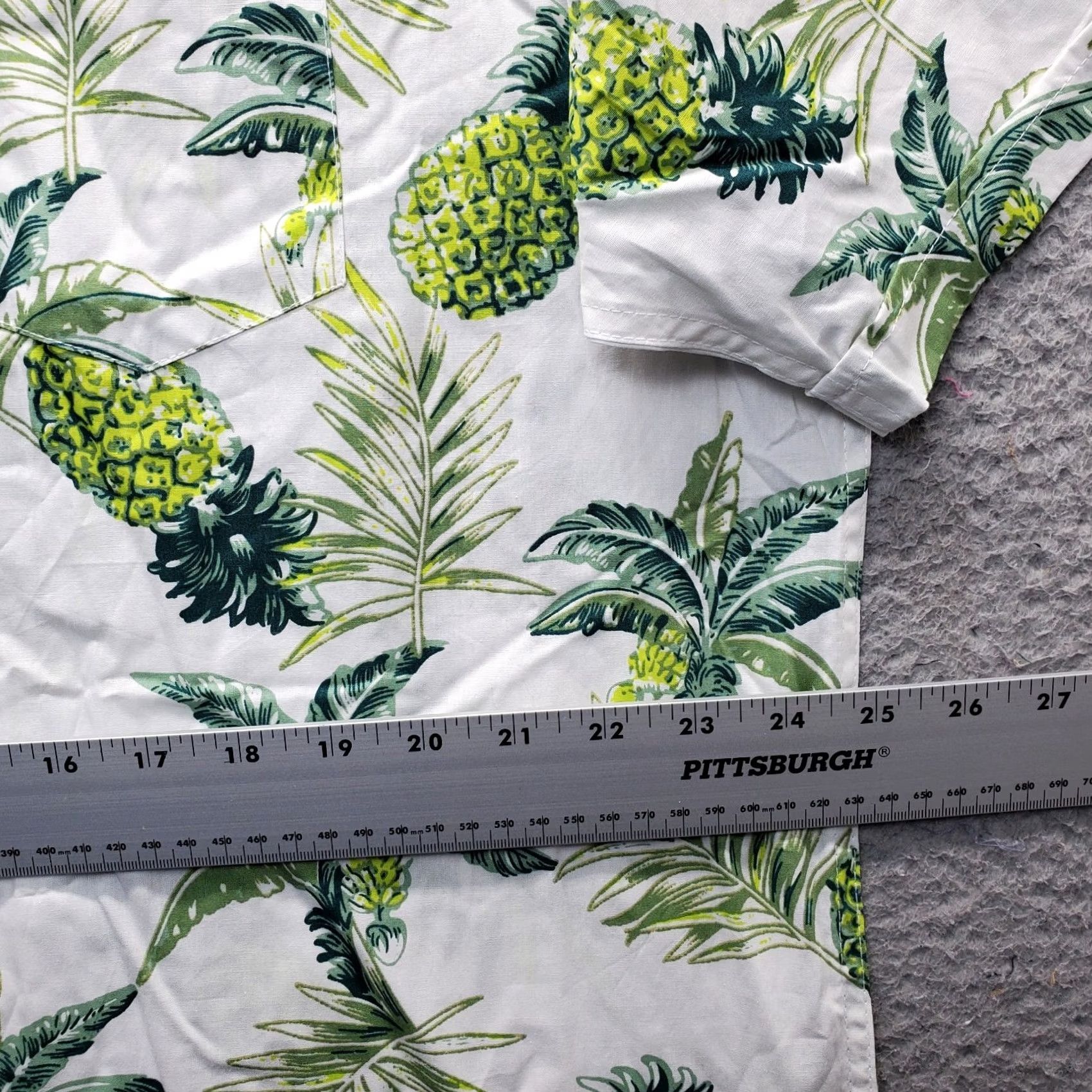 Haggar Haggar Hawaiian Shirt Mens XL Multi Pineapple Allover Short Sleeve Button Up Size US XL / EU 56 / 4 - 4 Thumbnail