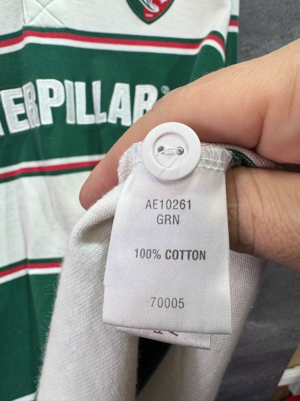 Cotton Traders Leicester Tiger Jersey Rugby Shirt Green White Cotton Trader Size US L / EU 52-54 / 3 - 13 Thumbnail