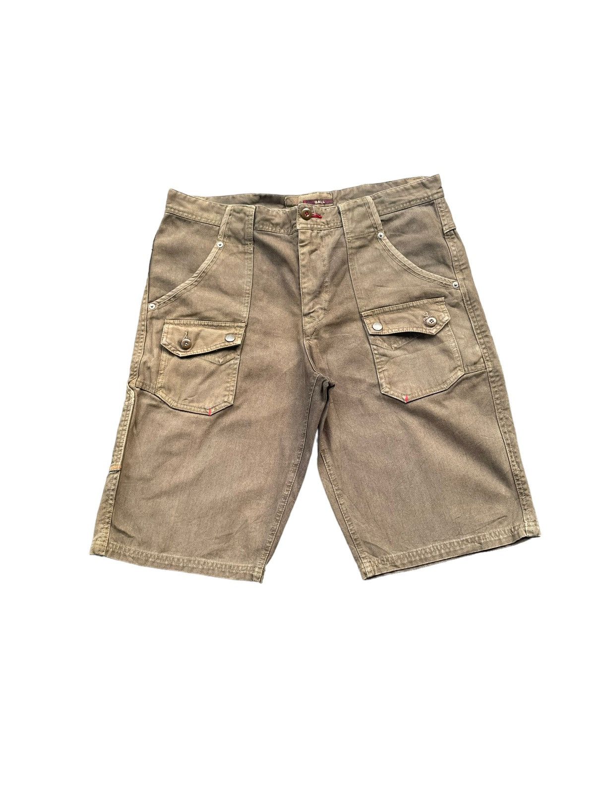If Six Was Nine Ball Herringbone Twill Short Size US 36 / EU 52 - 1 Thumbnail