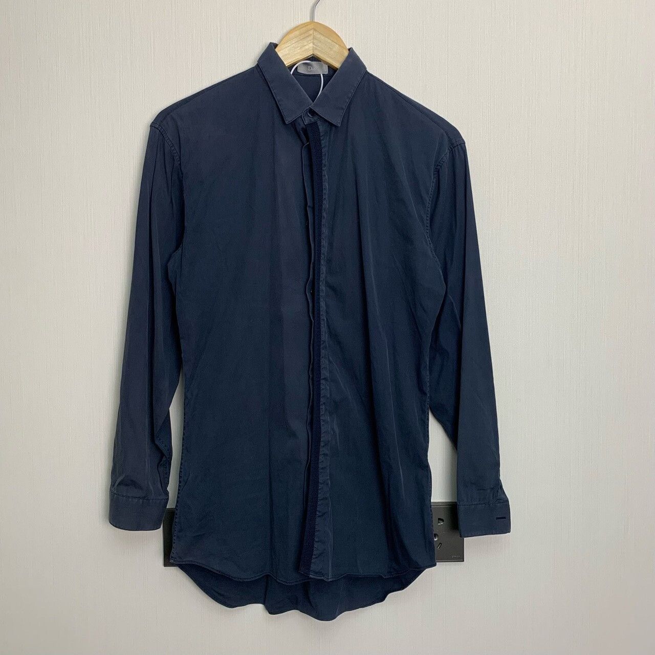 Dior Dior Dark Blue Shirt Size 37 Size US S / EU 44-46 / 1 - 1 Thumbnail