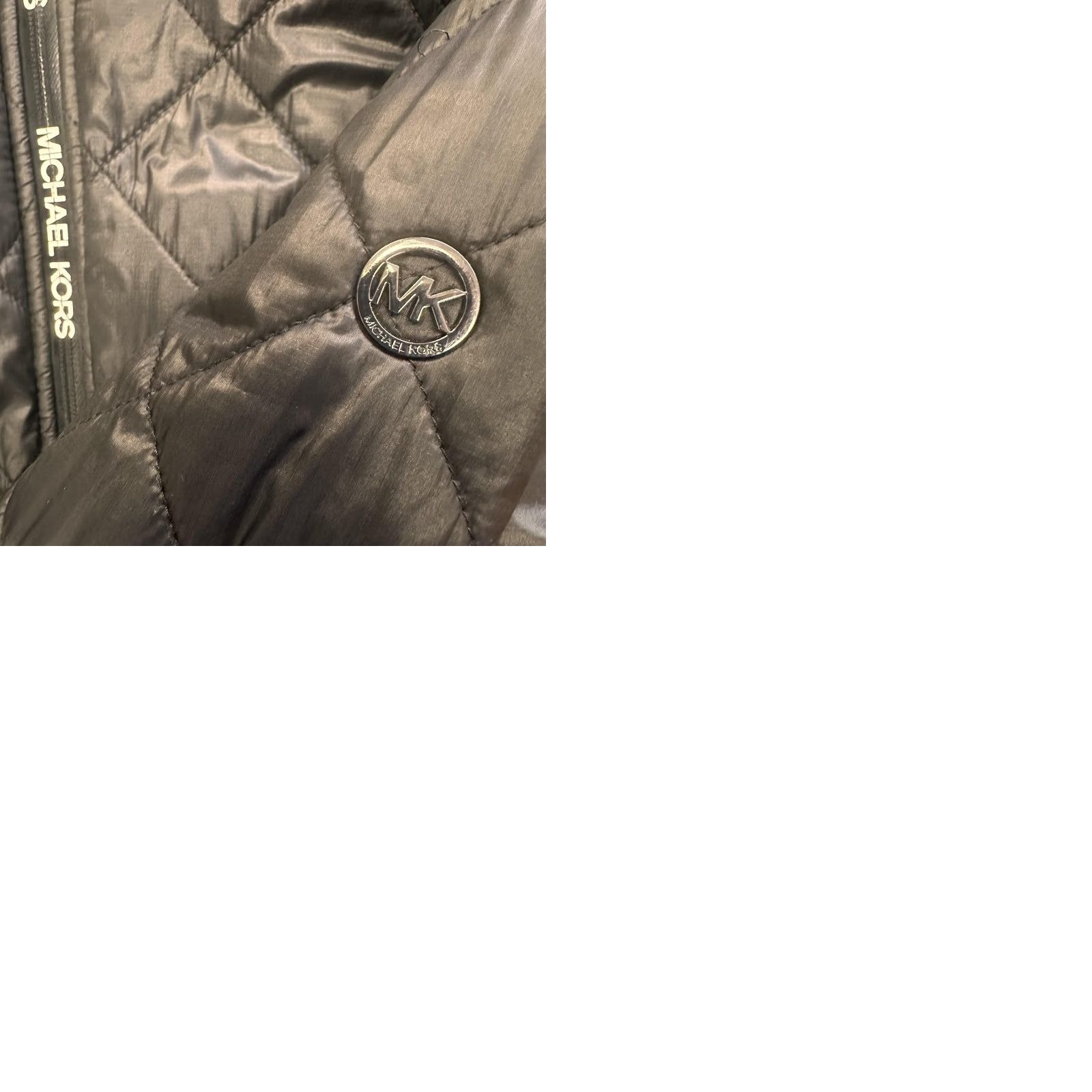 Michael Kors Michael Kors Jacket Womens Small Black Quilted Hooded Zip Drop Tail Size S / US 4 / IT 40 - 10 Thumbnail