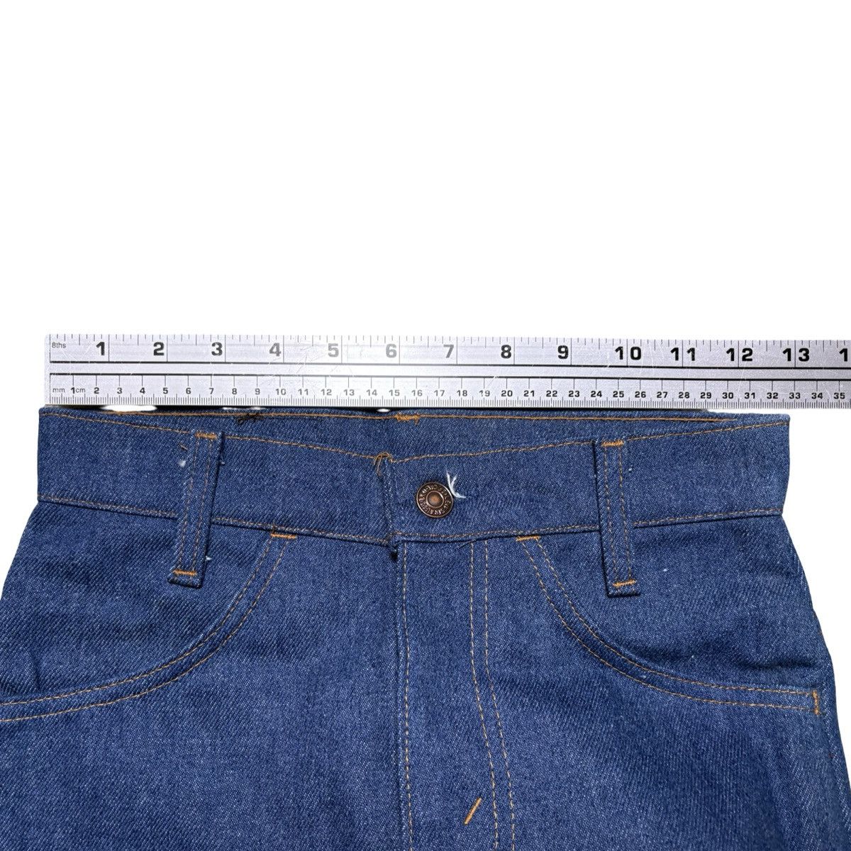 Levi's Vintage 80s Levi's 719-0613 Student Orange Tab Jeans 26X30 Size US 26 / EU 42 - 6 Thumbnail
