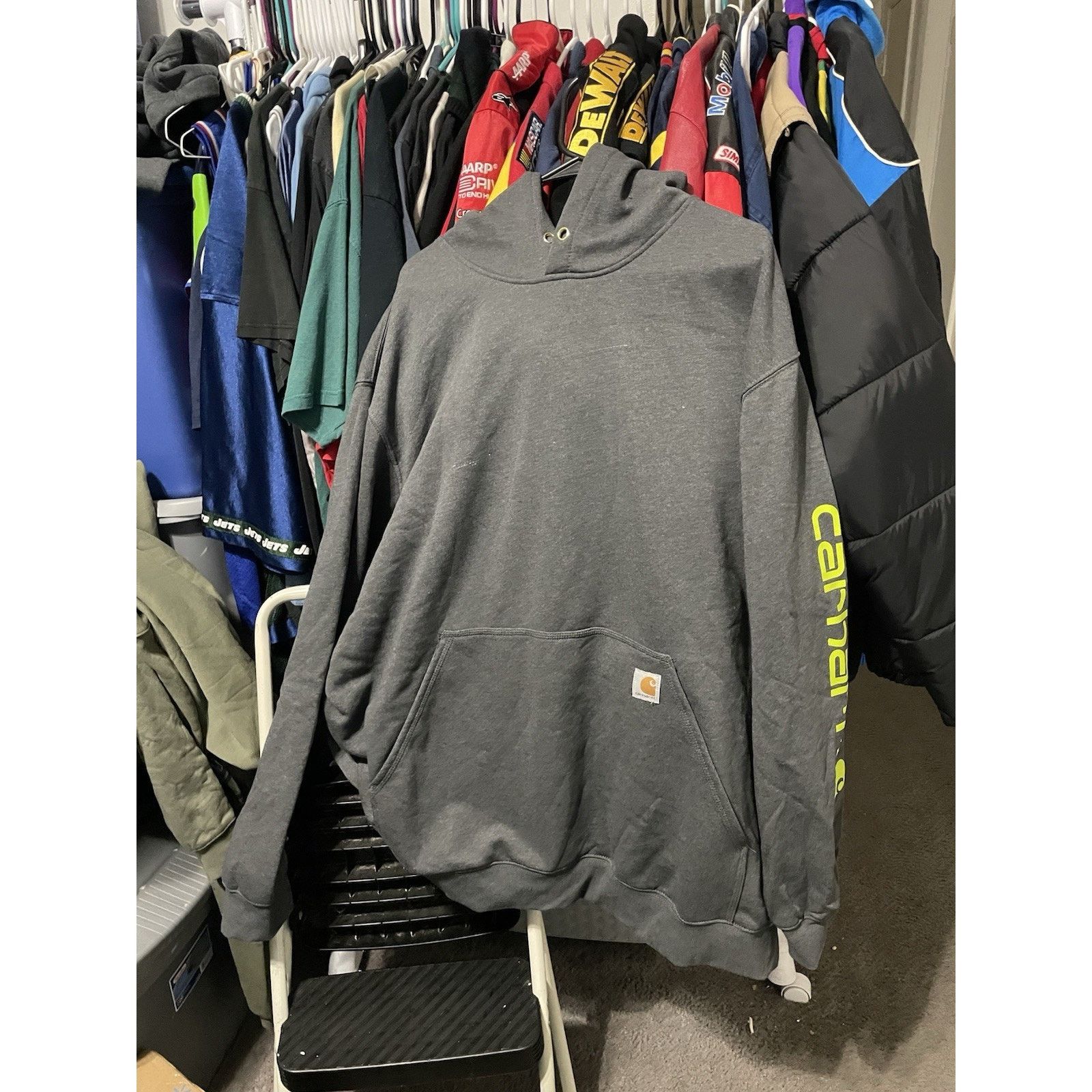 Carhartt Size 3XL-Carhartt Hoodie Gray Pullover Orignal Fit K288-026 Size US XXL / EU 58 / 5 - 1 Thumbnail