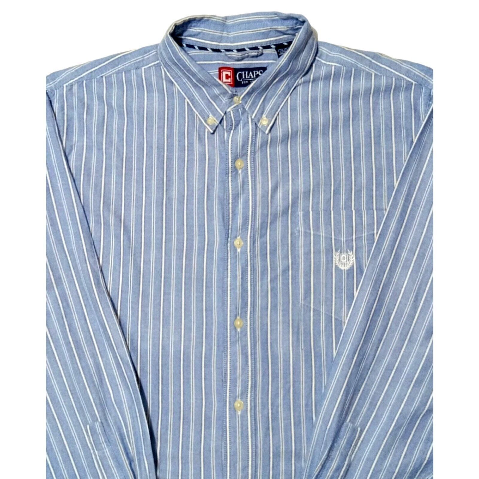 Chaps Chaps Shirt XL Ralph Lauren Button Up Long Sleeve Preppy Size US XL / EU 56 / 4 - 3 Thumbnail