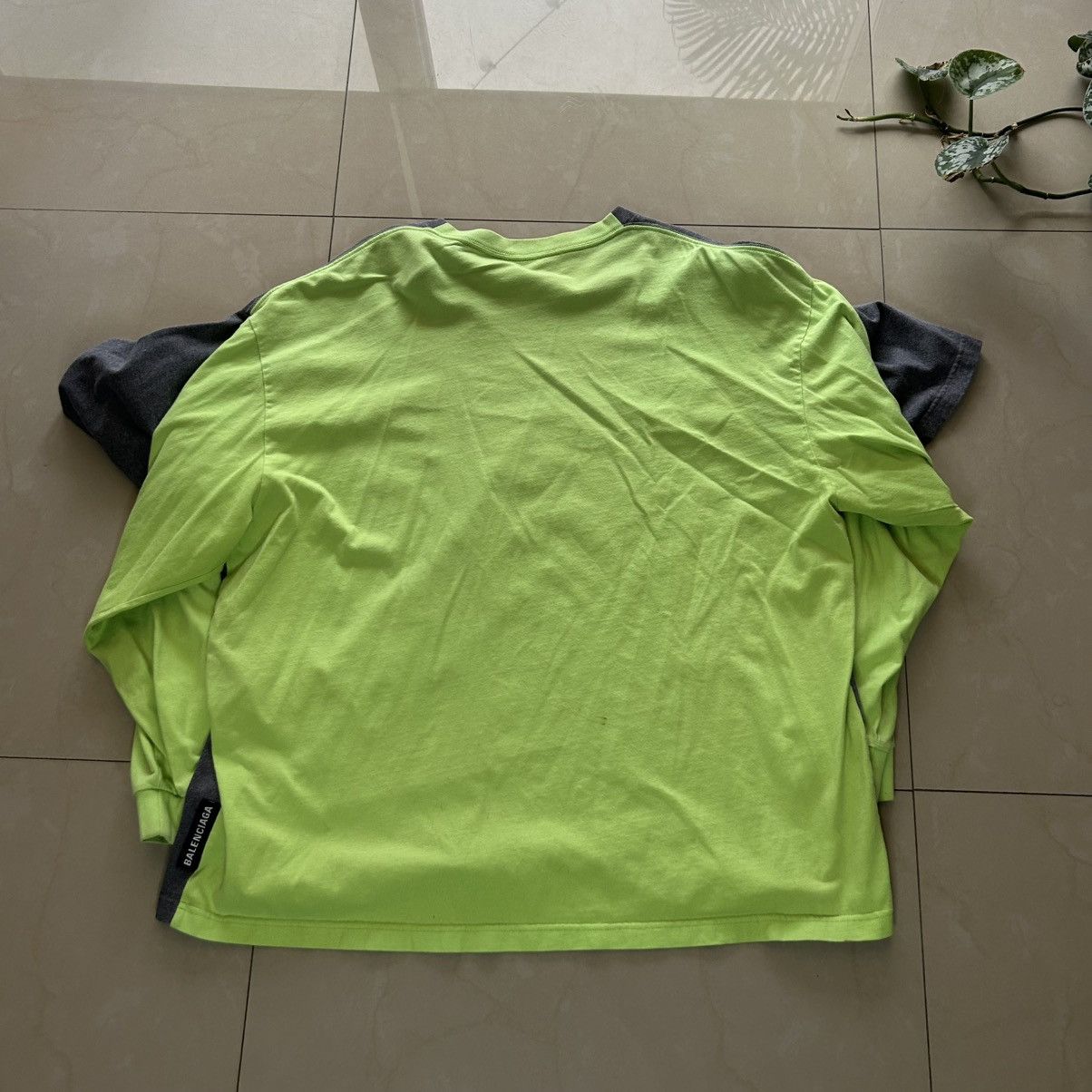 Balenciaga Balenciaga double layer shirt / Long sleeve Size US M / EU 48-50 / 2 - 6 Thumbnail