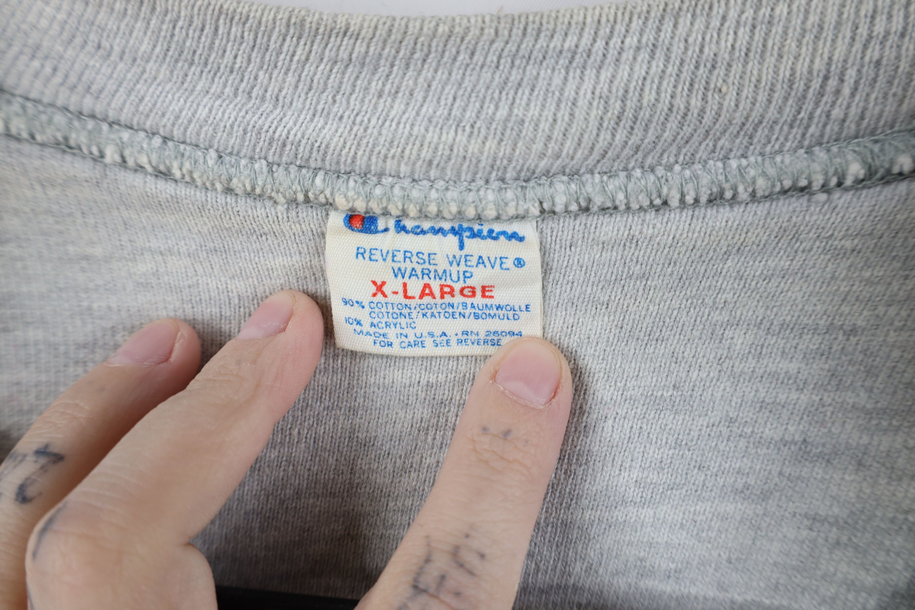 Champion Vintage 80s Champion Reverse Weave Double Sweatshirt Size US XL / EU 56 / 4 - 12 Thumbnail