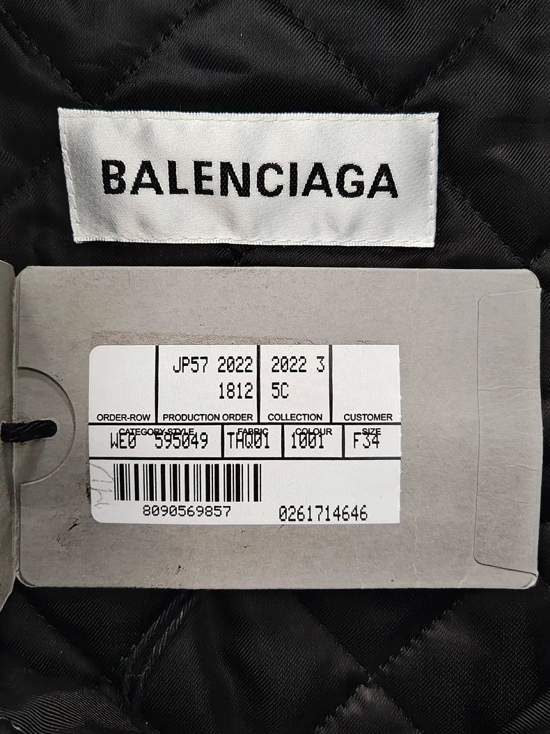 Balenciaga Balenciaga Full of bullet screen teddy lambswool black and Size XXS / US 00 / IT 34 - 4 Thumbnail