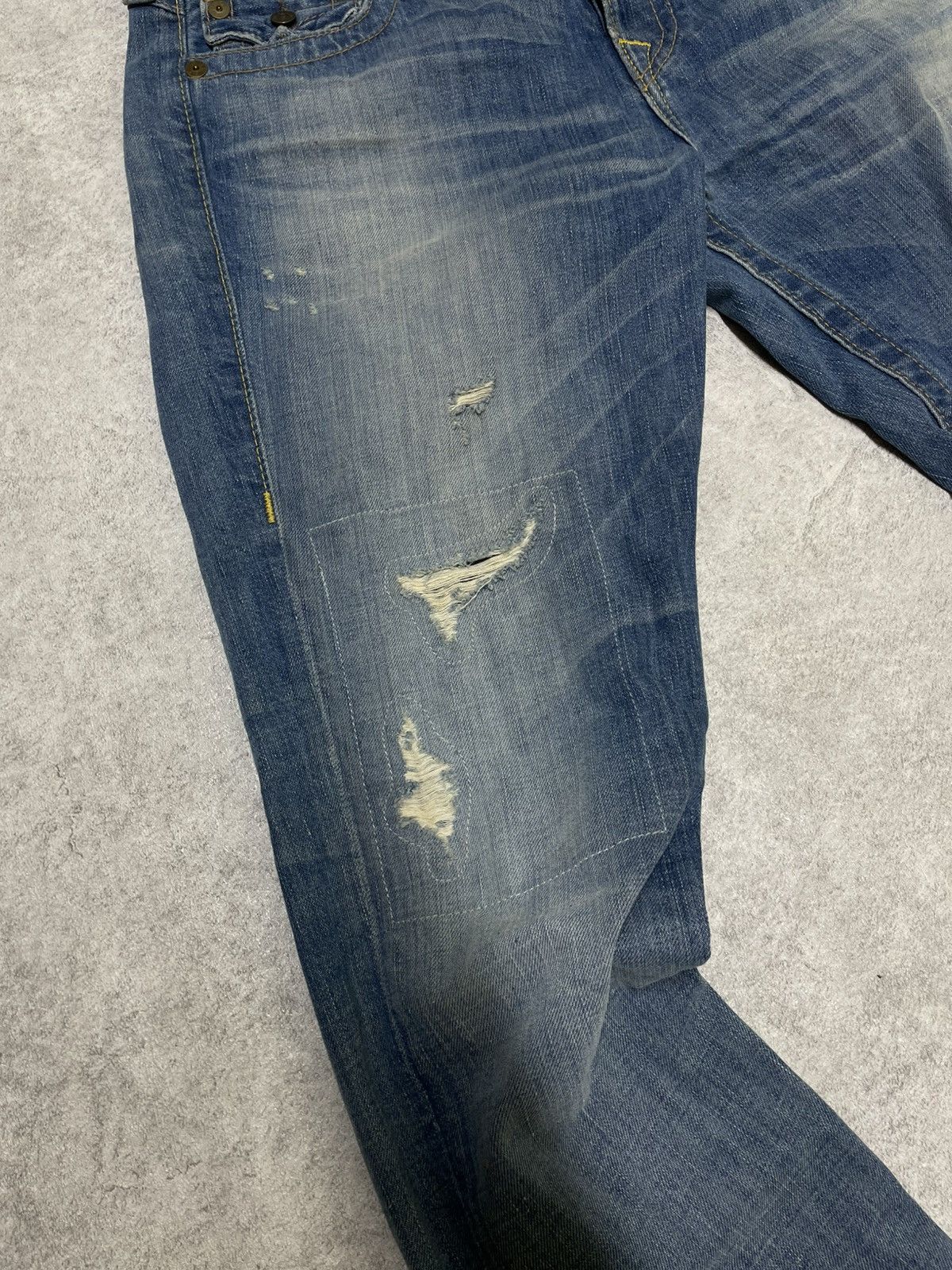 True Religion × Vintage Vintage True Religion Straight White Stitching Jeans Y2K Size US 28 / EU 44 - 7 Thumbnail
