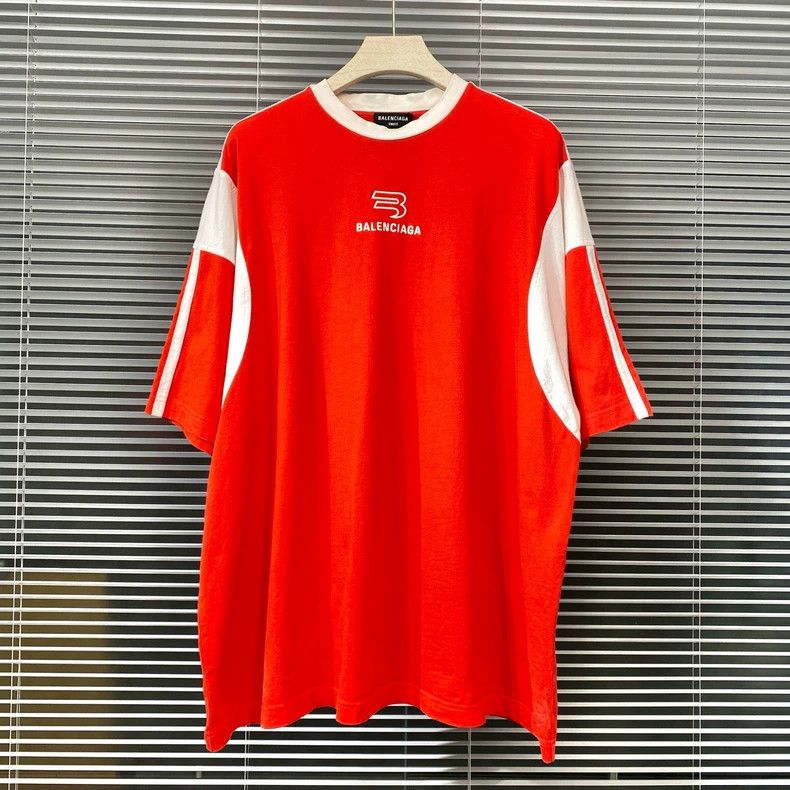 Balenciaga Balenciaga Short sleeve + T-shirt + double hook embroidere Size US M / EU 48-50 / 2 - 1 Thumbnail