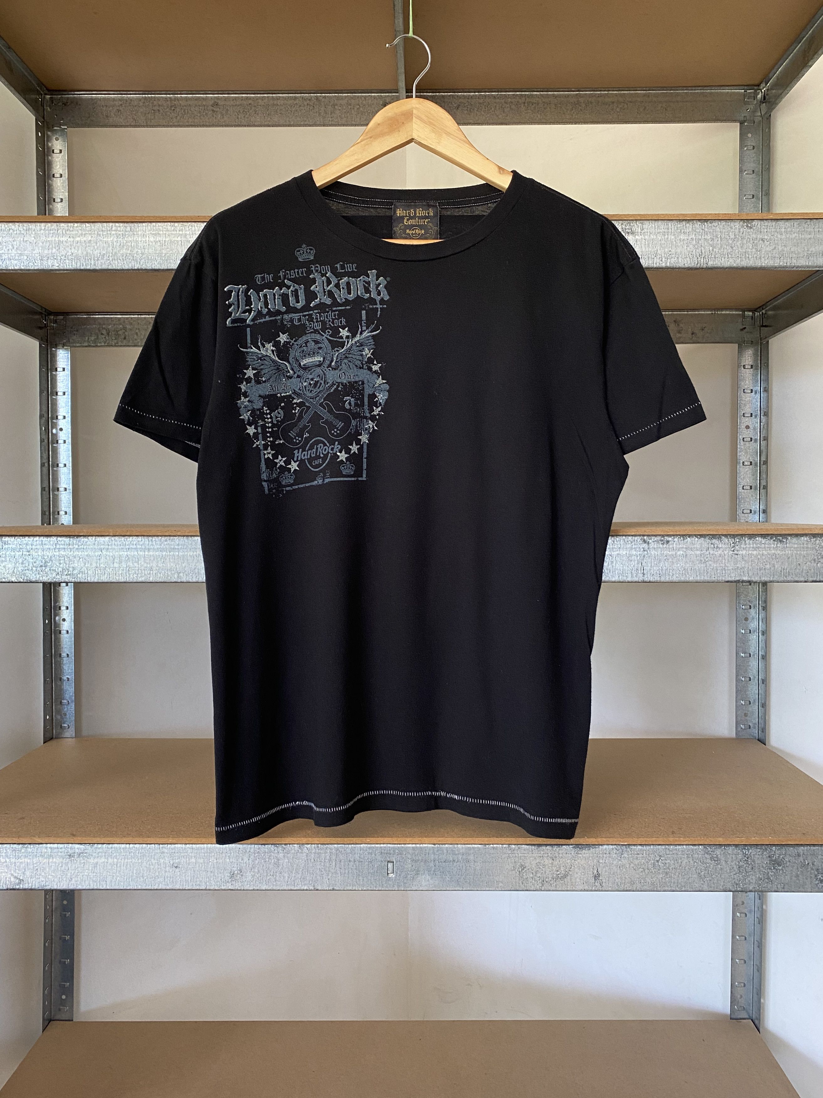 Hard Rock Cafe Hard Rock Cafe Vintage 2000s Couture Hollywood Y2K T-shirt Size US L / EU 52-54 / 3 - 2 Thumbnail